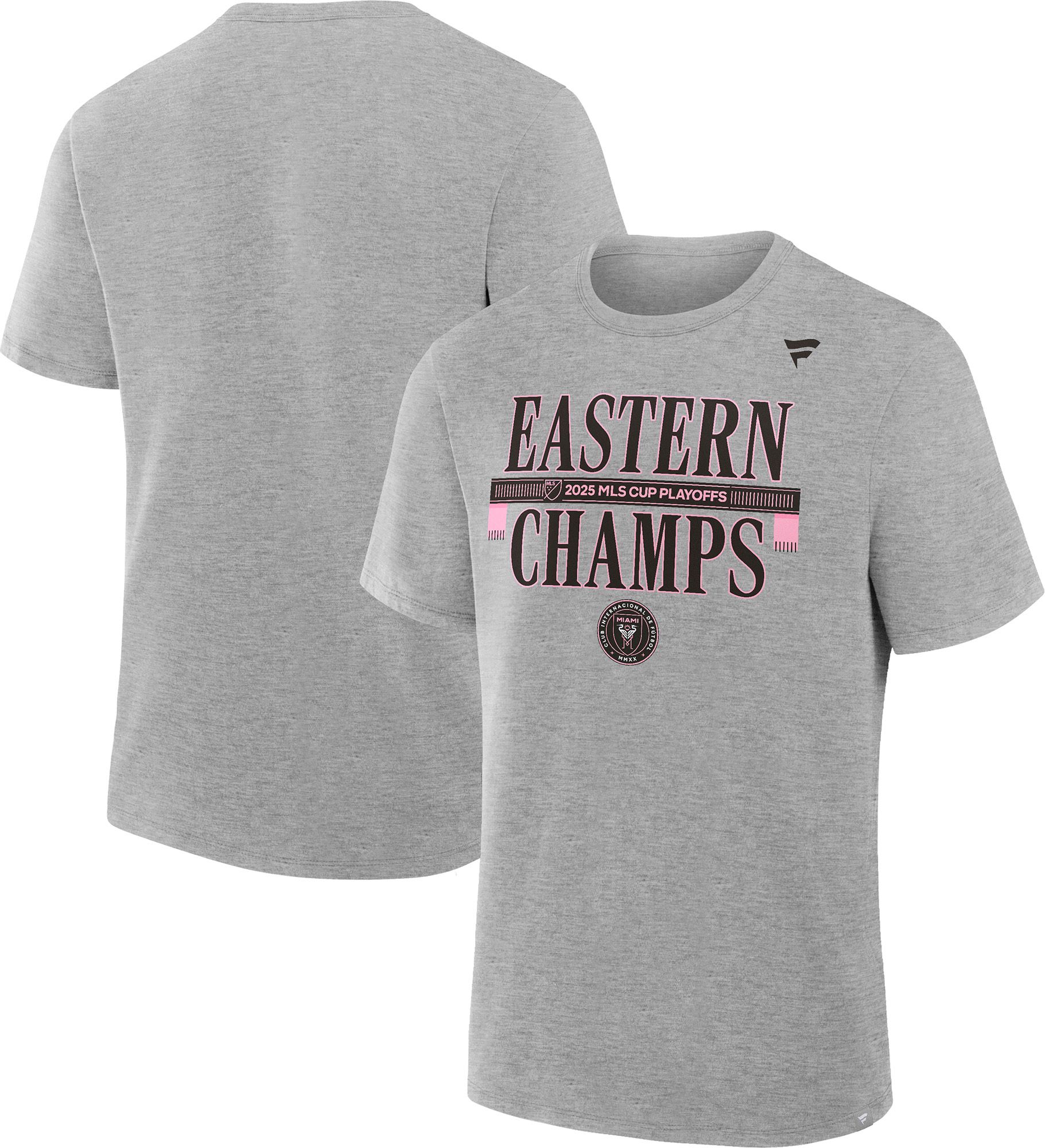 MLS Adult 2025 Conference Champions Inter Miami CF Locker Room T-Shirt product image