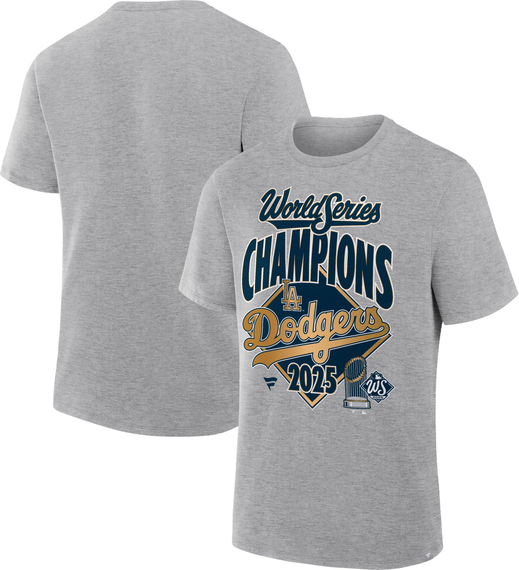 MLB Team Apparel Adult Los Angeles Dodgers 2025 World Series Champions Replica Locker Room T-Shirt product image