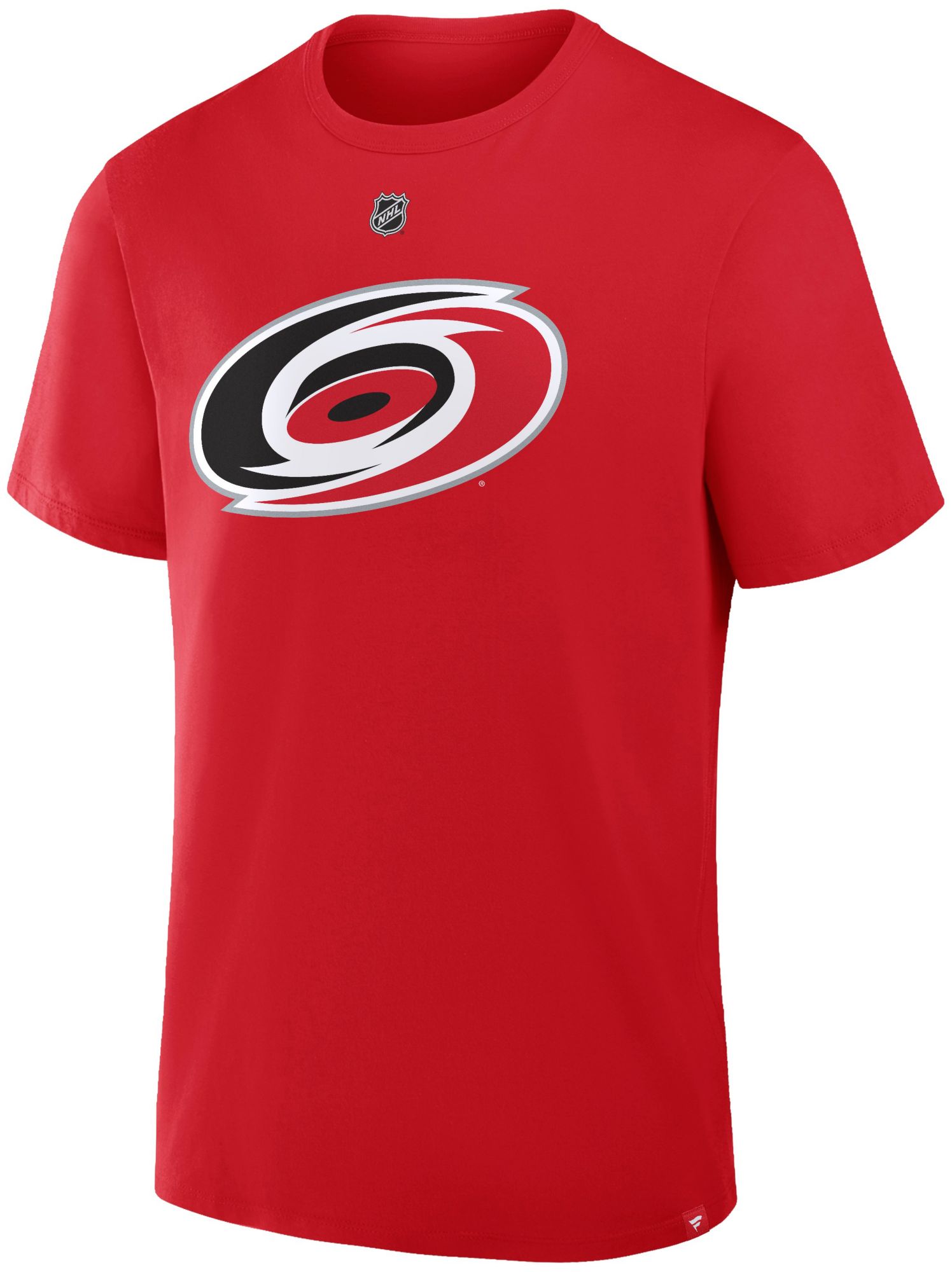 NHL Men's Carolina Hurricanes Jaccob Slavin #74 Athletic Red Home T-Shirt product image