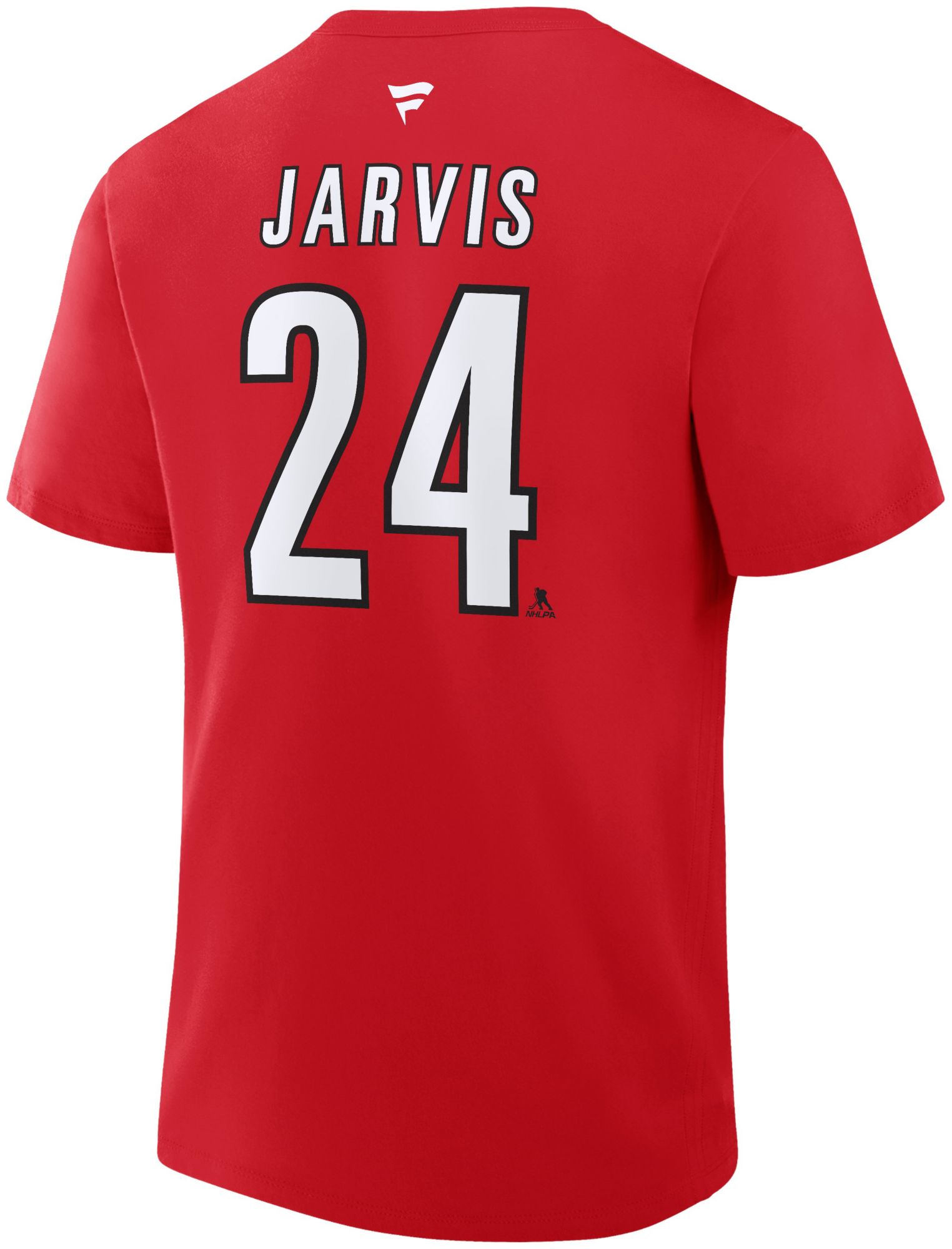 NHL Men's Carolina Hurricanes Seth Jarvis #24 Red T-Shirt product image