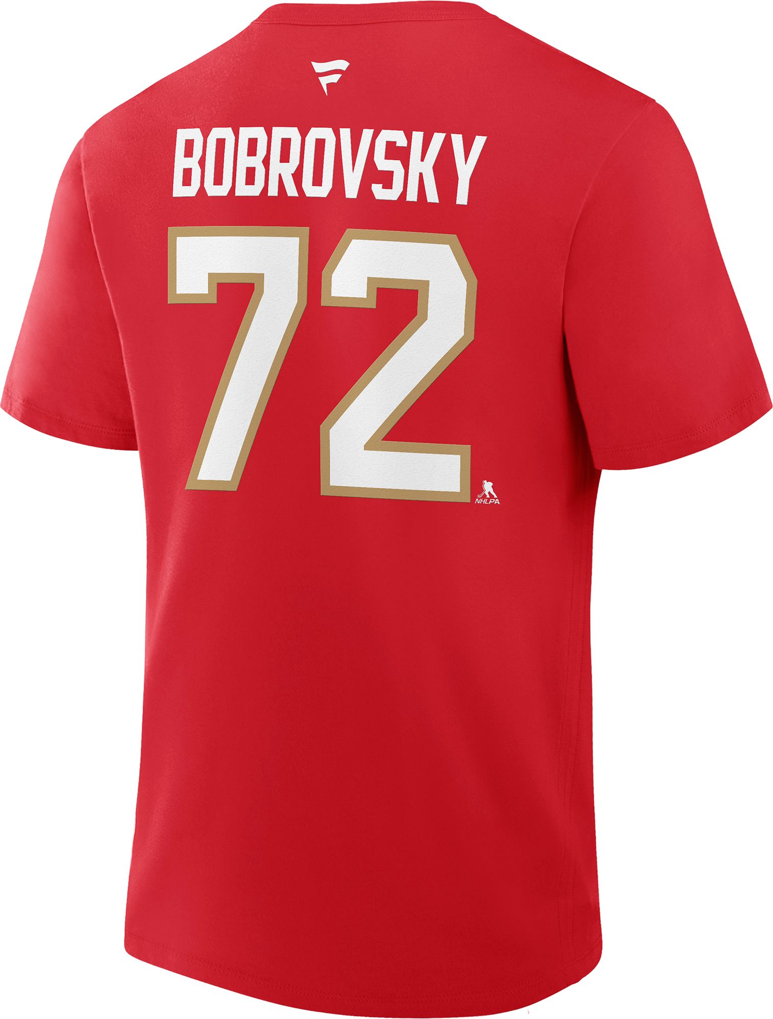 NHL Adult Florida Panthers Sergei Bobrovsky #72 Athletic Red T-Shirt product image