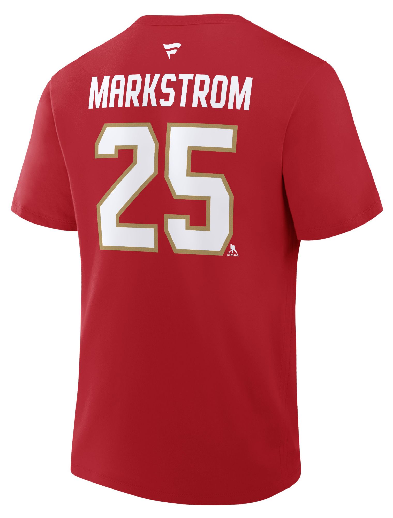 NHL Men's Florida Panthers Red Jacob Markstrom #25 T-Shirt product image