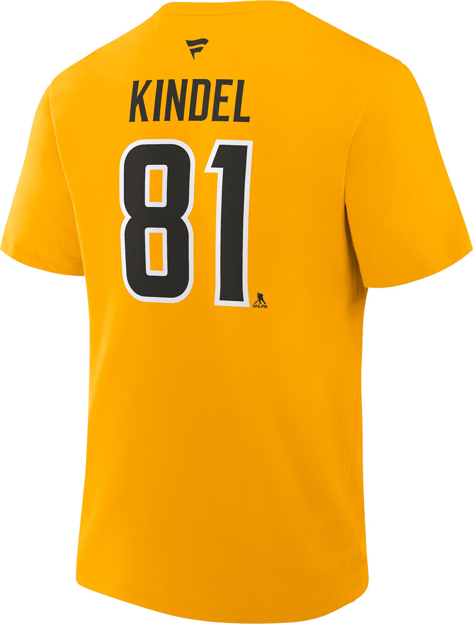 NHL Men's Pittsburgh Penguins Yellow Gold Ben Kindel #81 Alternate T-Shirt product image