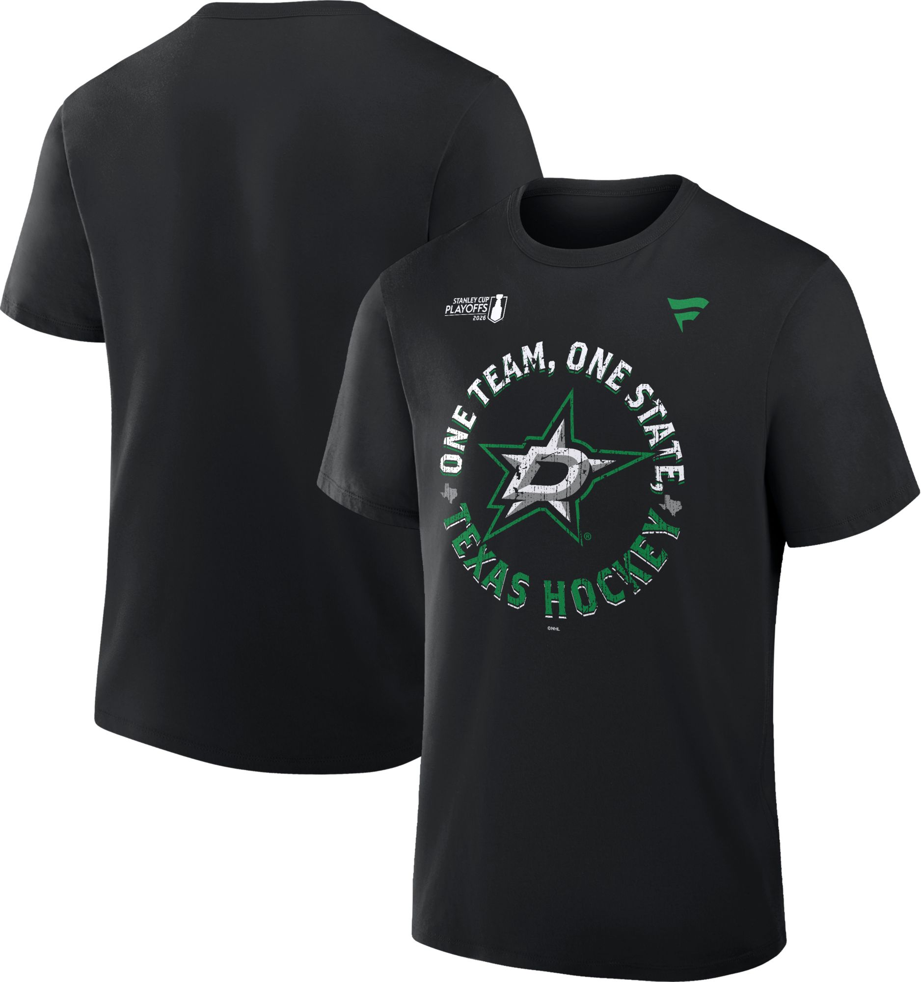 NHL Adult Dallas Stars 2026 Playoffs 'One Team, One State' Black T-Shirt product image