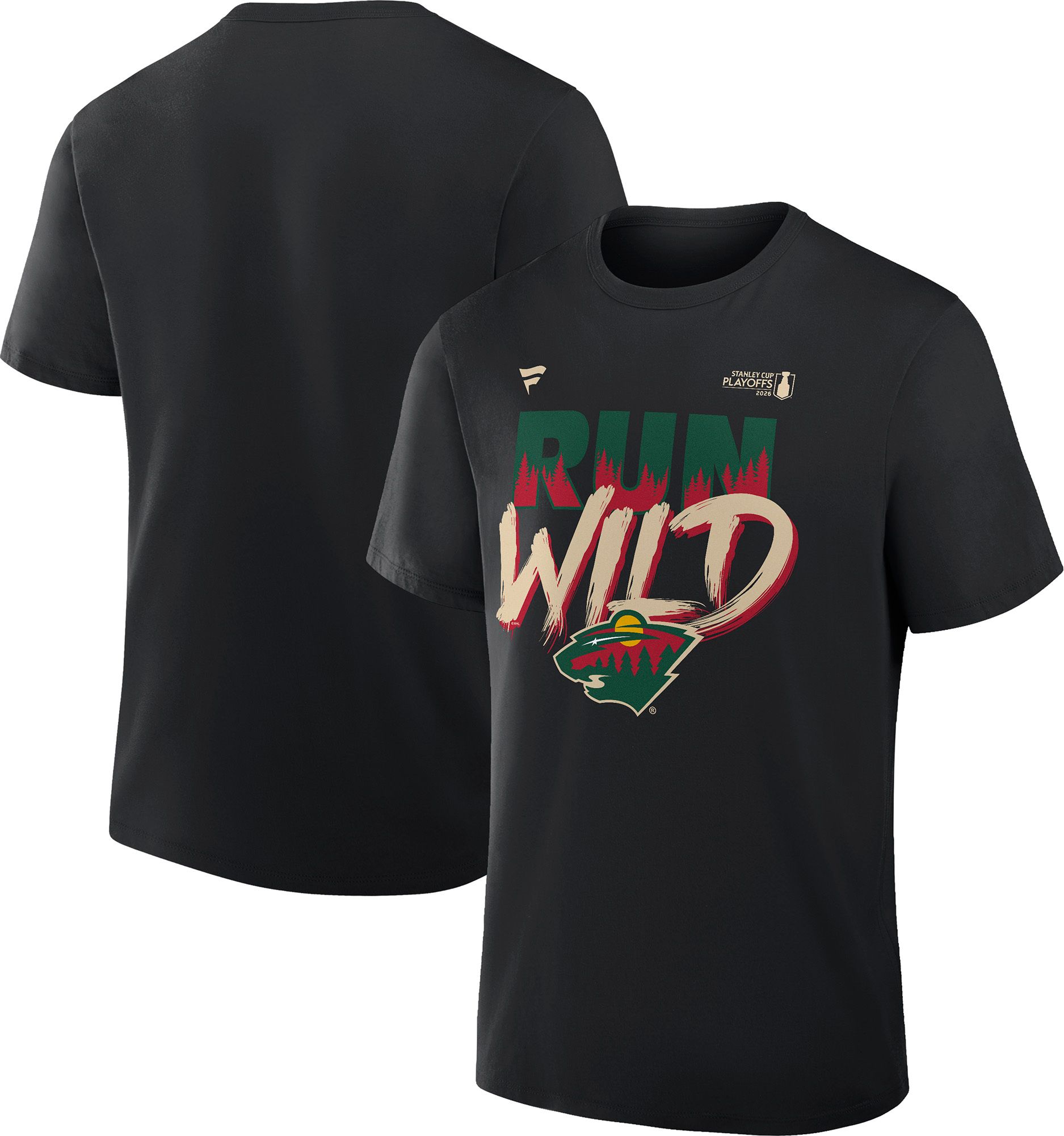 NHL Adult Minnesota Wild 2026 Playoffs 'Run Wild' T-Shirt product image