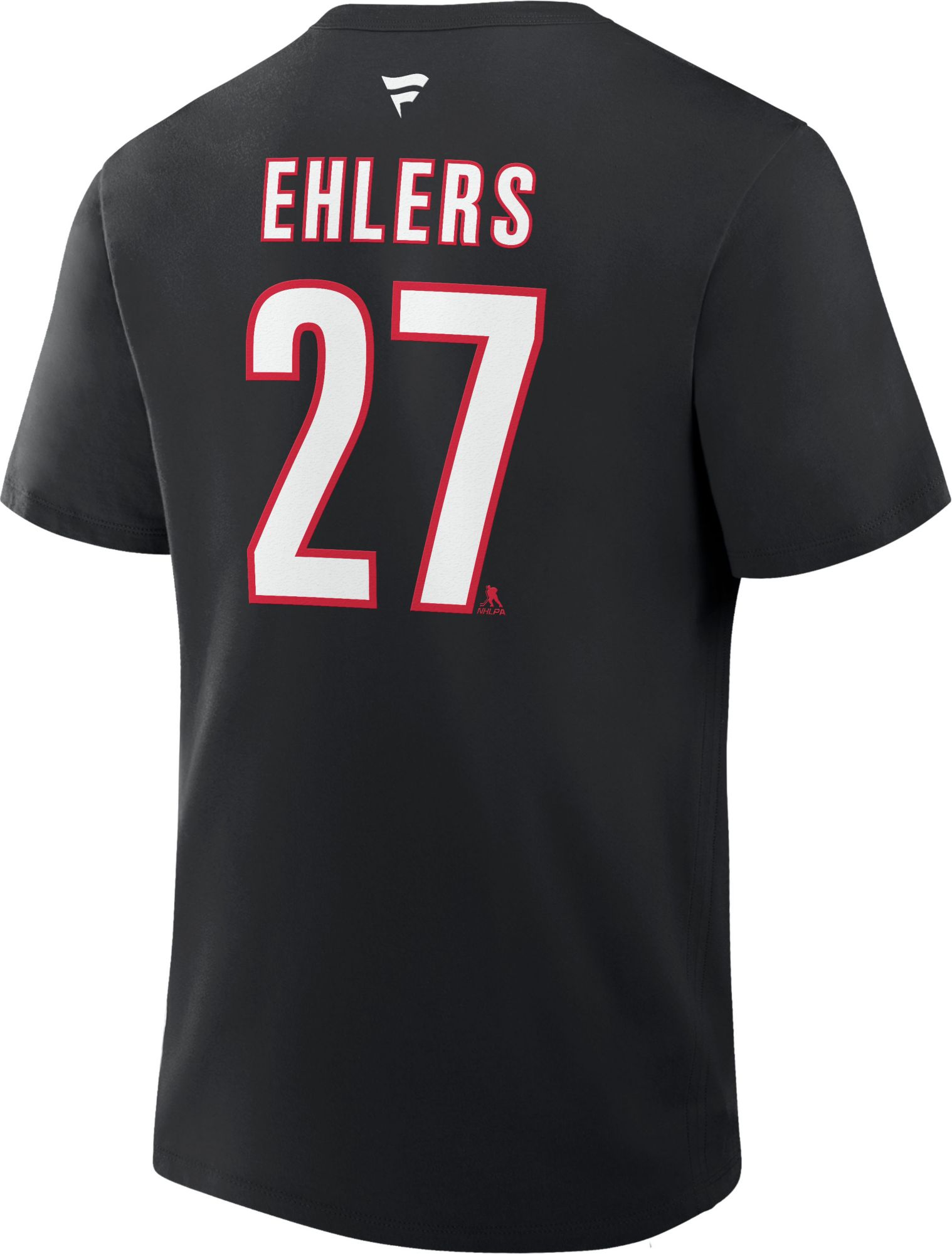 NHL Men's Carolina Hurricanes Nikolaj Ehlers #27 Black T-Shirt product image