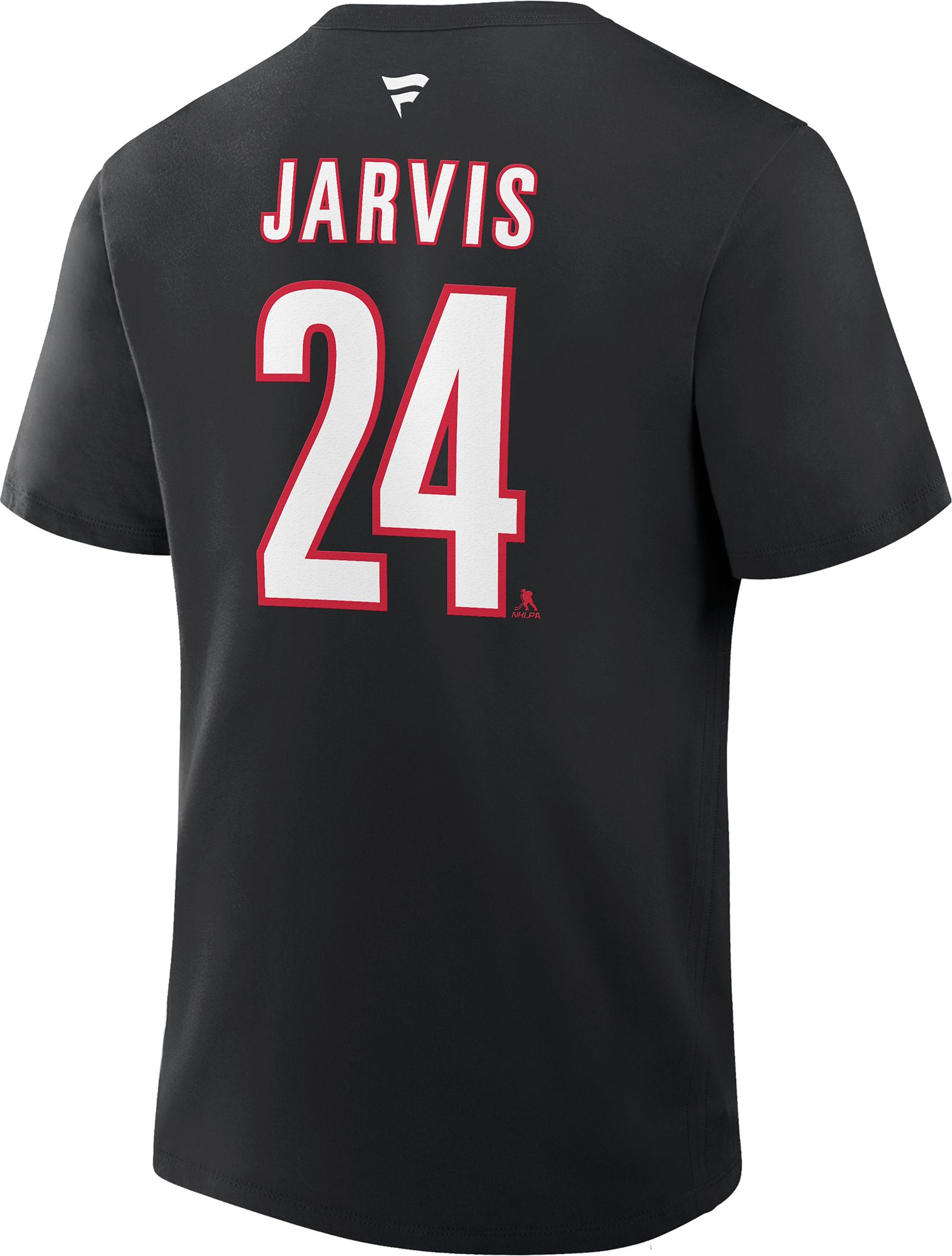 NHL Men's Carolina Hurricanes Seth Jarvis #24 Black Home T-Shirt product image