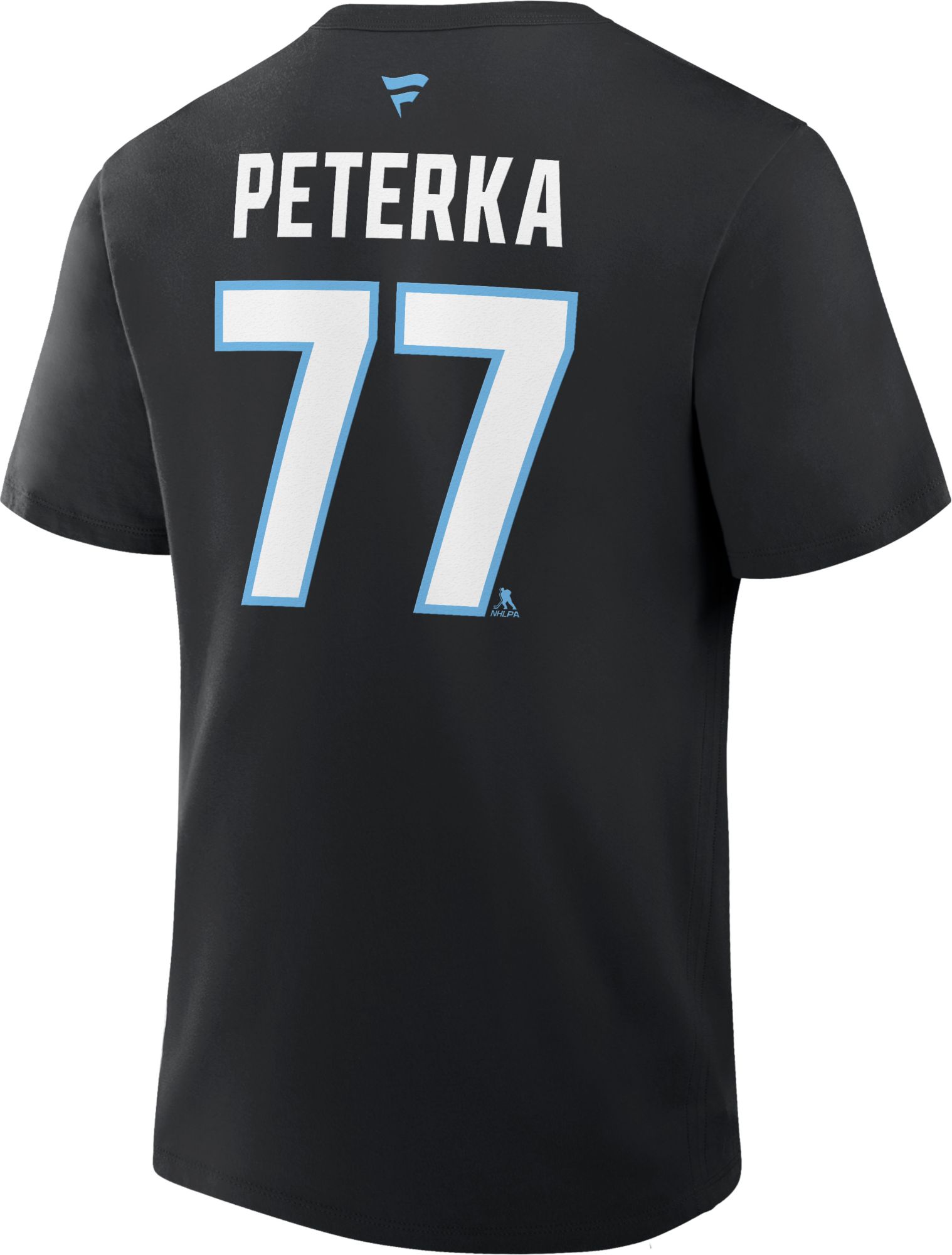 NHL Men's Utah Mammoth JJ Peterka #77 Black T-Shirt product image