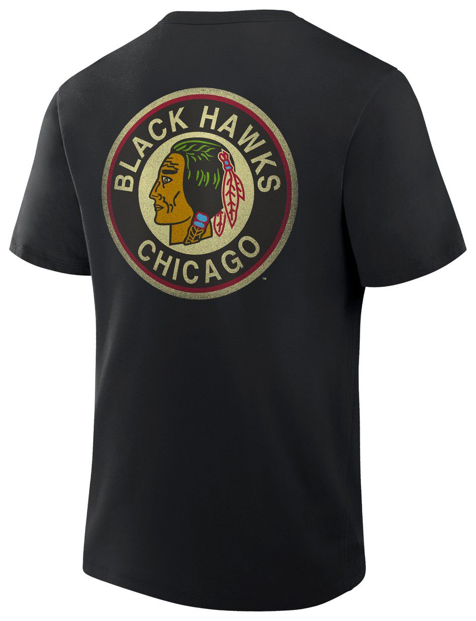 NHL Men's Chicago Blackhawks Black Legacy Short Sleeve T-Shirt product image