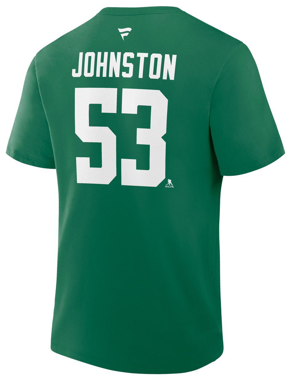 NHL Men's Dallas Stars Wyatt Johnston #53 Green T-Shirt product image