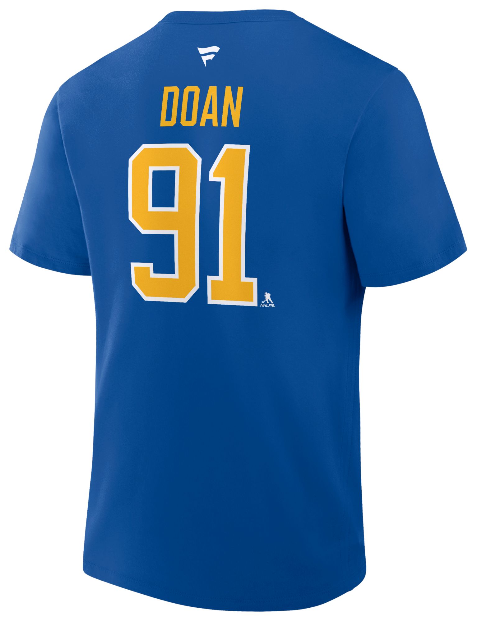 NHL Men's Buffalo Sabres Deep Royal Josh Doan #91 T-Shirt product image
