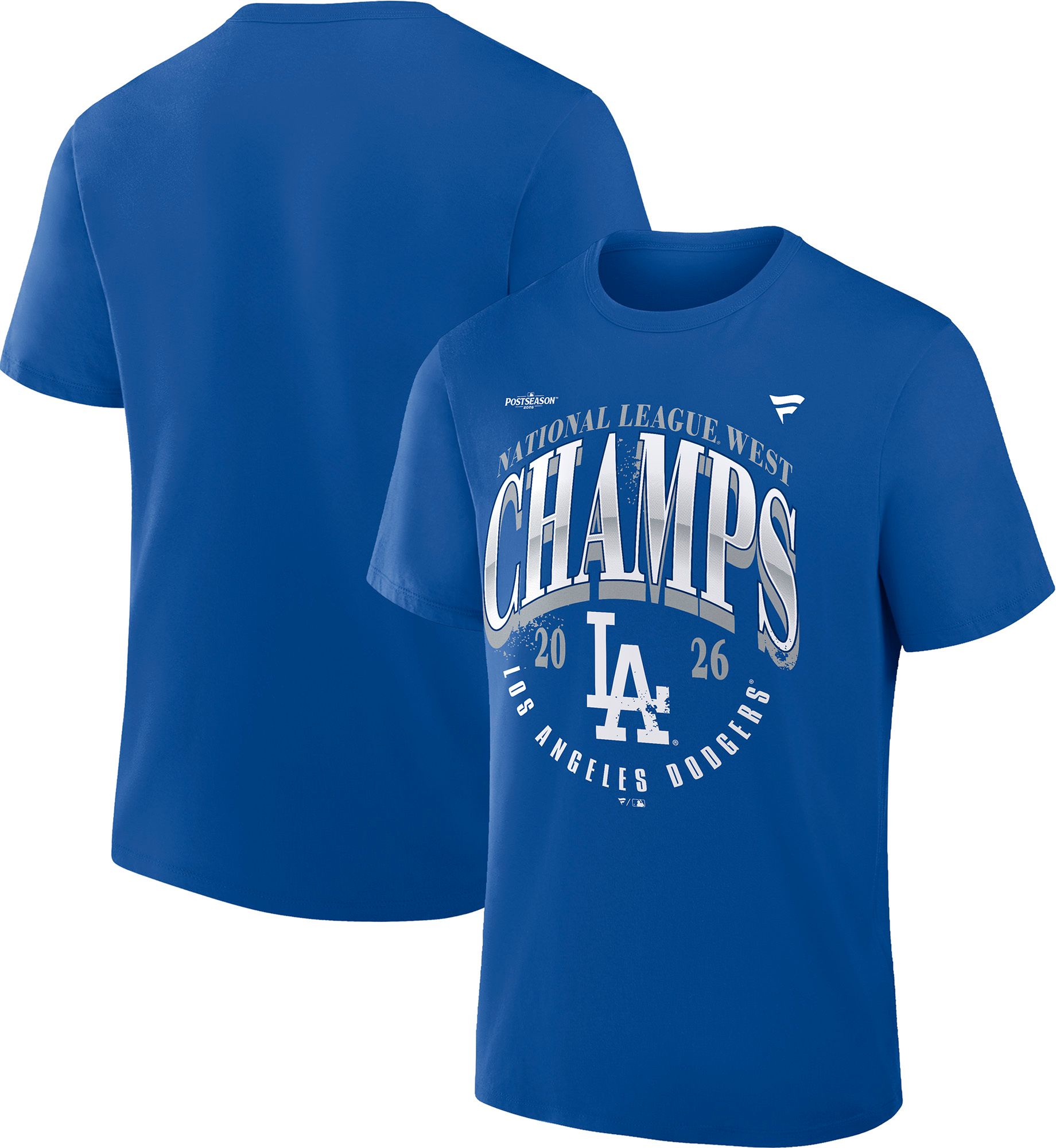 Los Angelesで購入！Dodgers Tシャツ Lサイズ　新品 MLB Men's Los Angeles Dodgers Division Champs 2026 Locker Room T