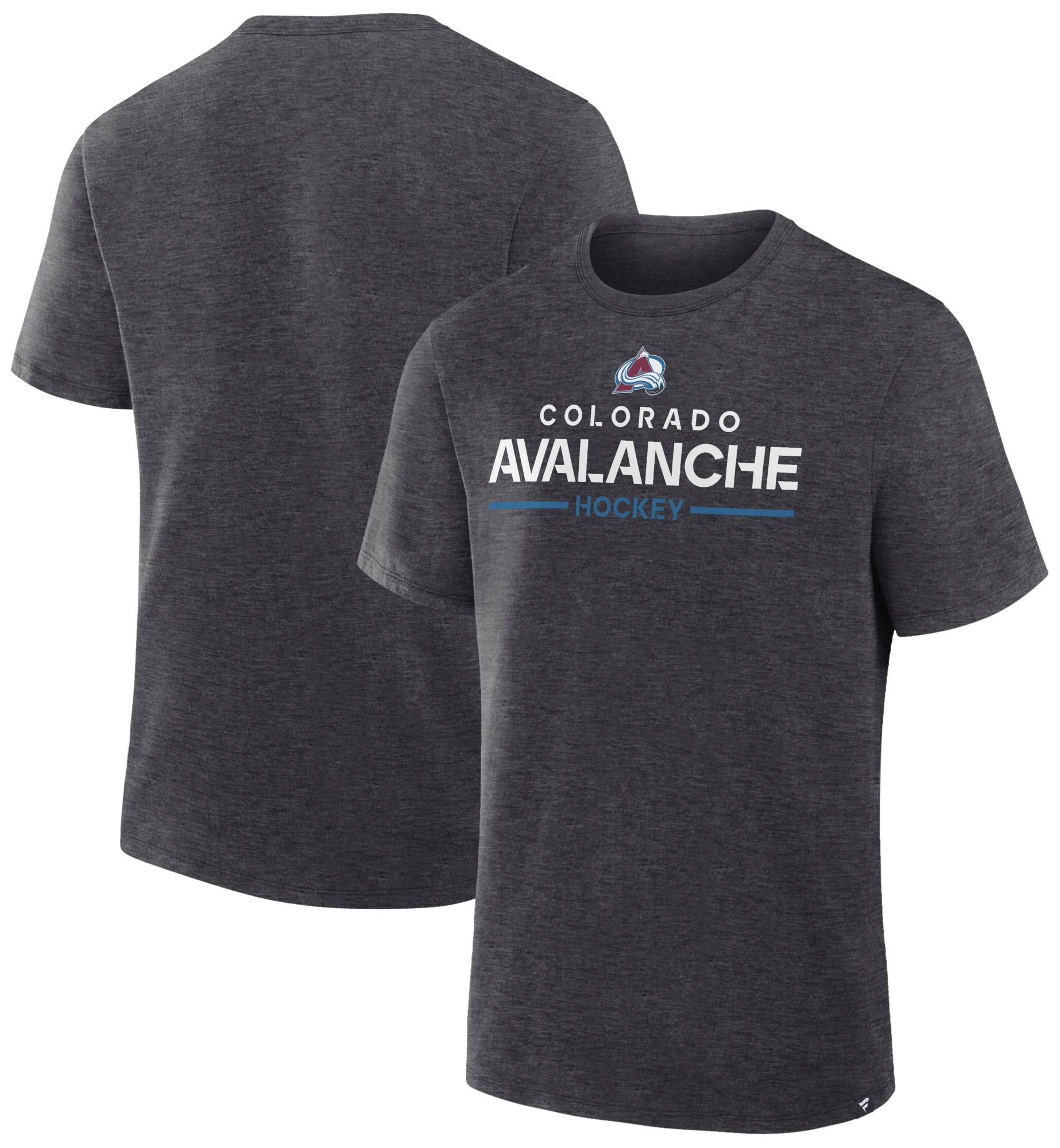 Fanatics Men's Colorado Avalanche Charcoal Heather Authentic Pro Primary T-Shirt product image