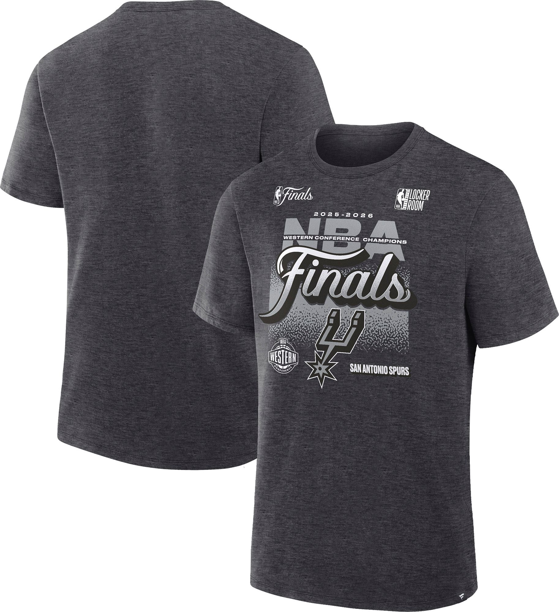 NBA Adult 2026 Western Conference Champions San Antonio Spurs Locker Room T-Shirt product image