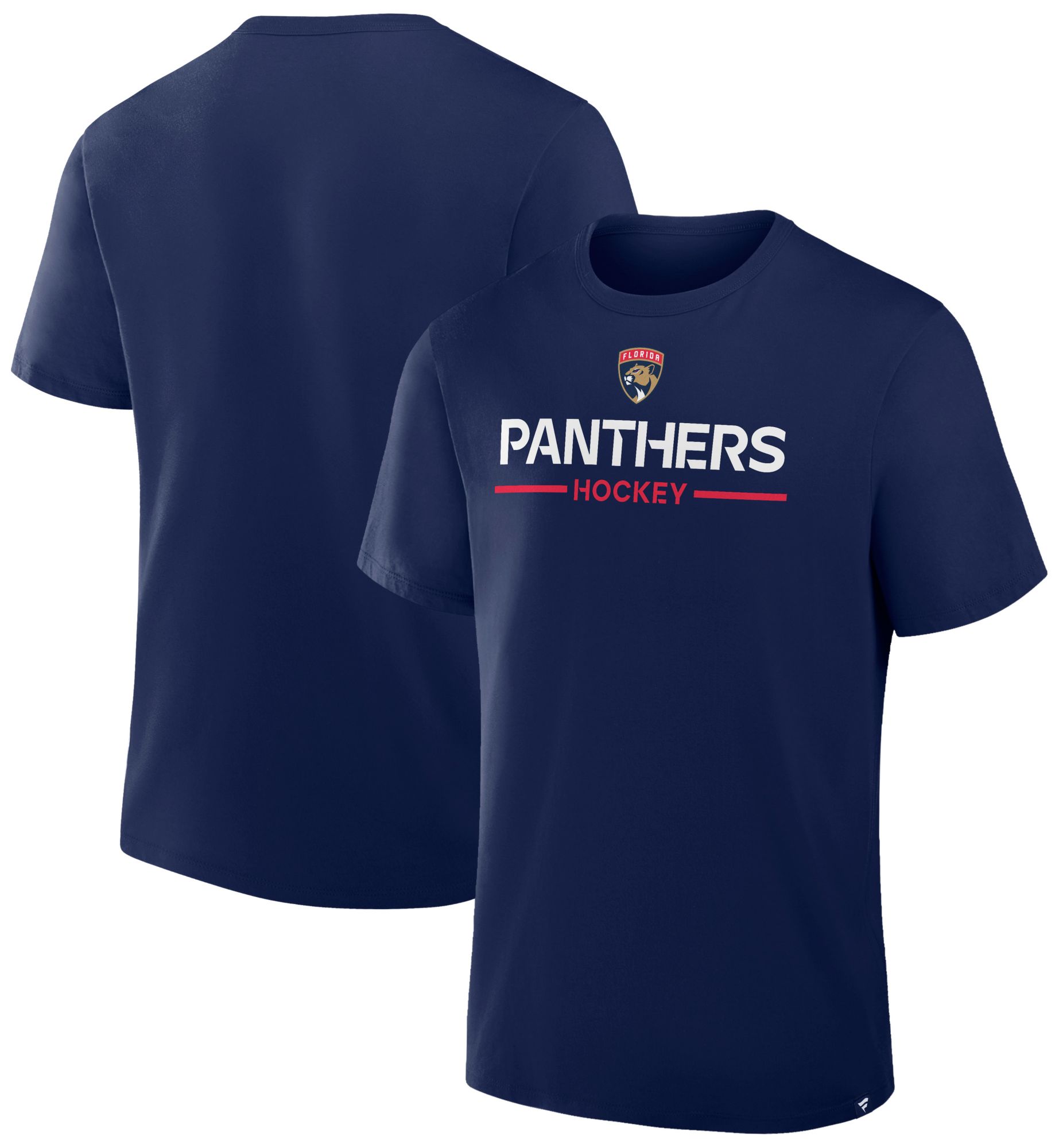 NHL Men's Florida Panthers Navy Rink Primary T-Shirt product image