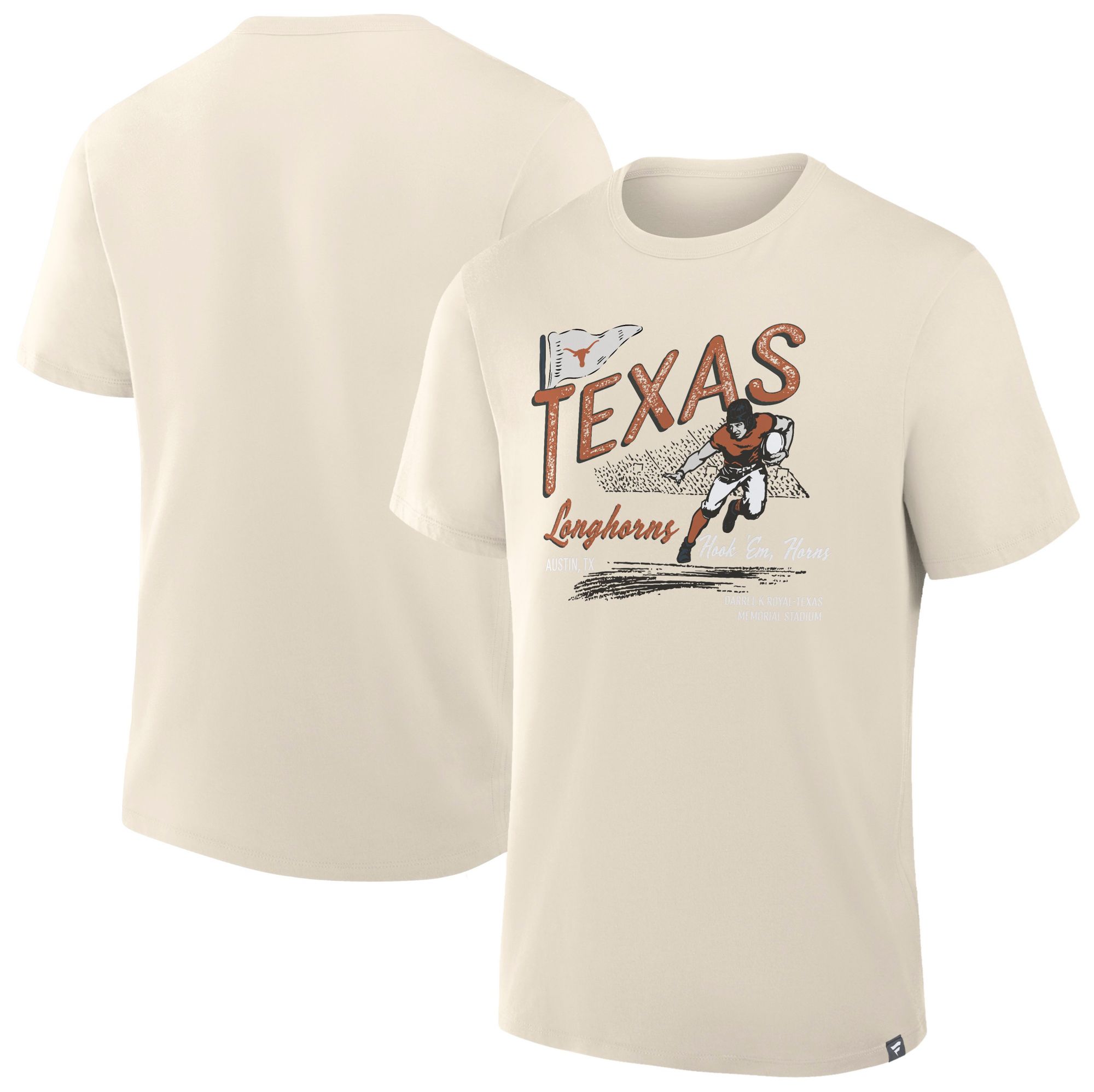 NCAA Men's Texas Longhorns Khaki Fearless Drive T-Shirt product image