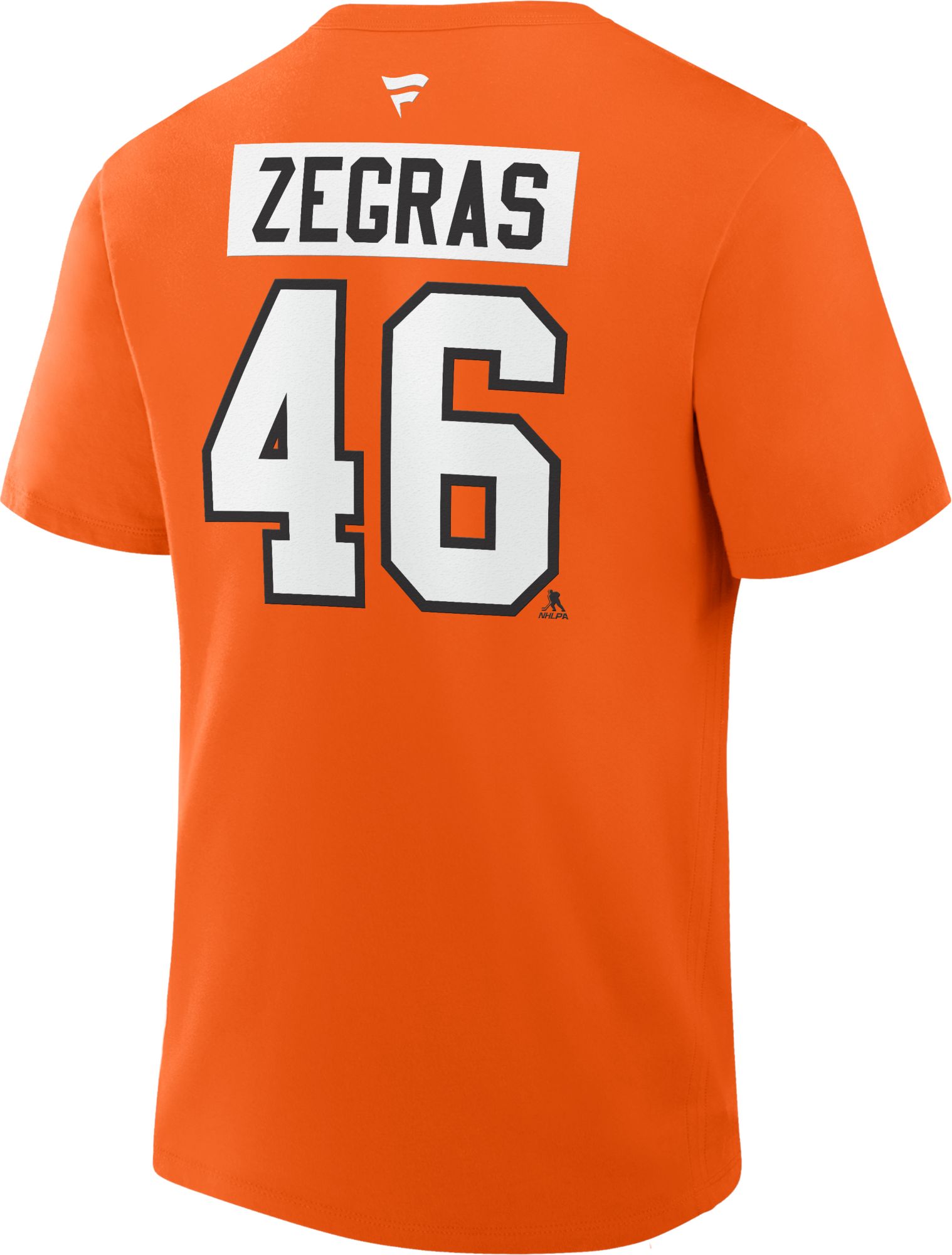 NHL Men's Philadelphia Flyers Trevor Zegras #46 Orange T-Shirt product image