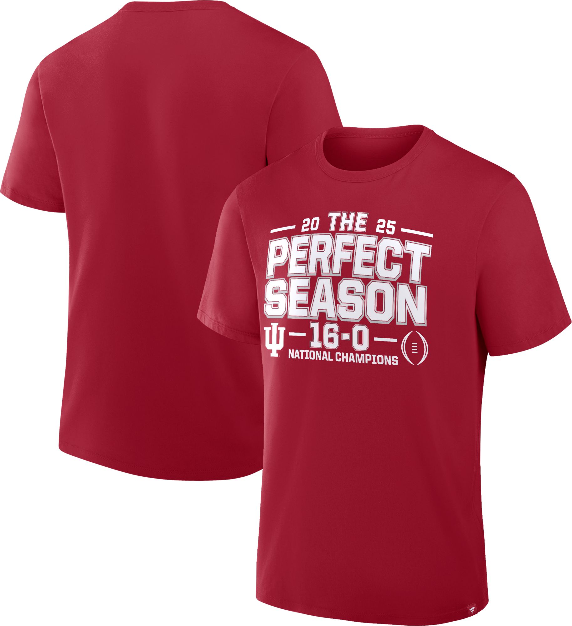 NCAA Adult Indiana Hoosiers Undefeated 2025-26 CFP National Champions T-Shirt product image