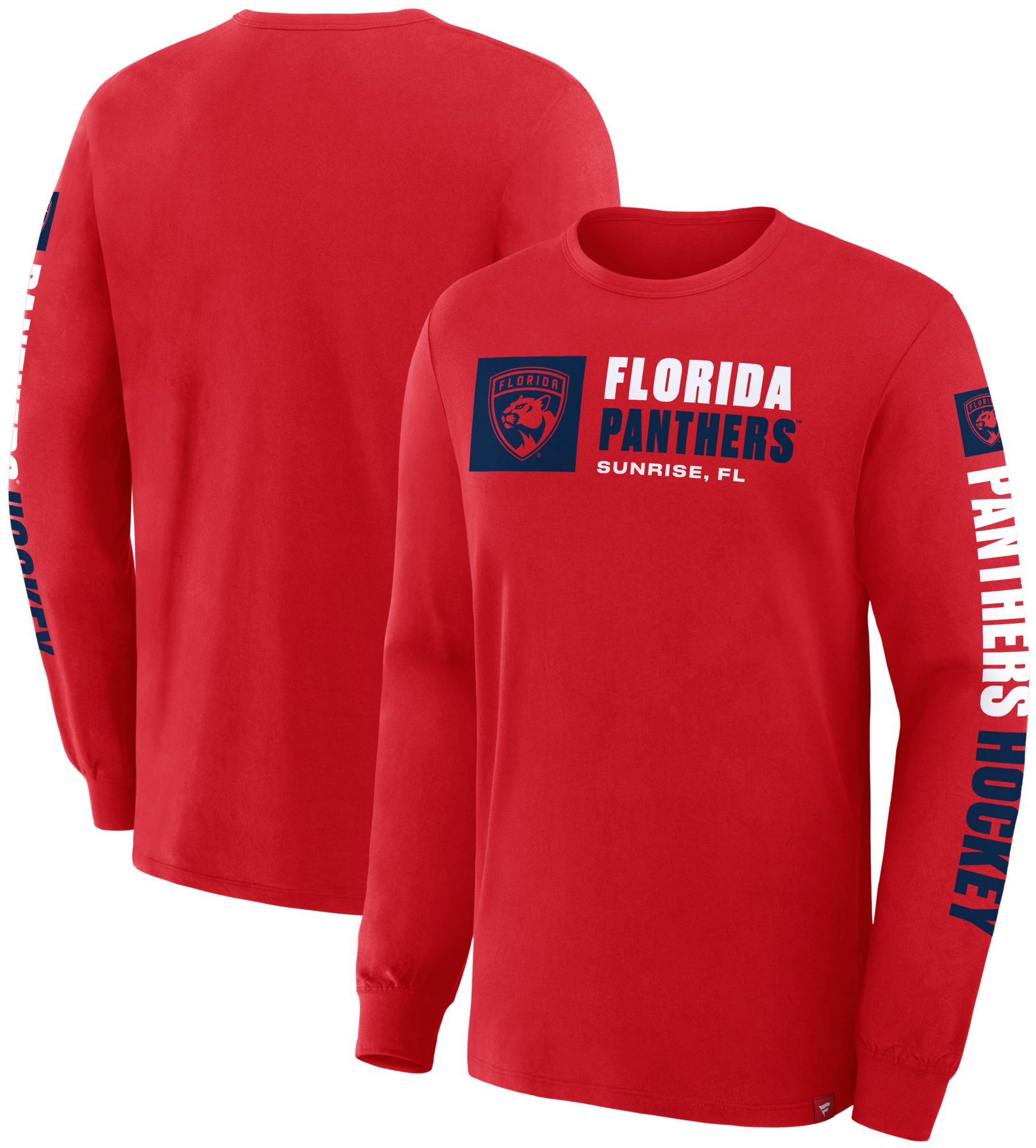 NHL Men's Florida Panthers Red Legacy Long Sleeve T-Shirt product image