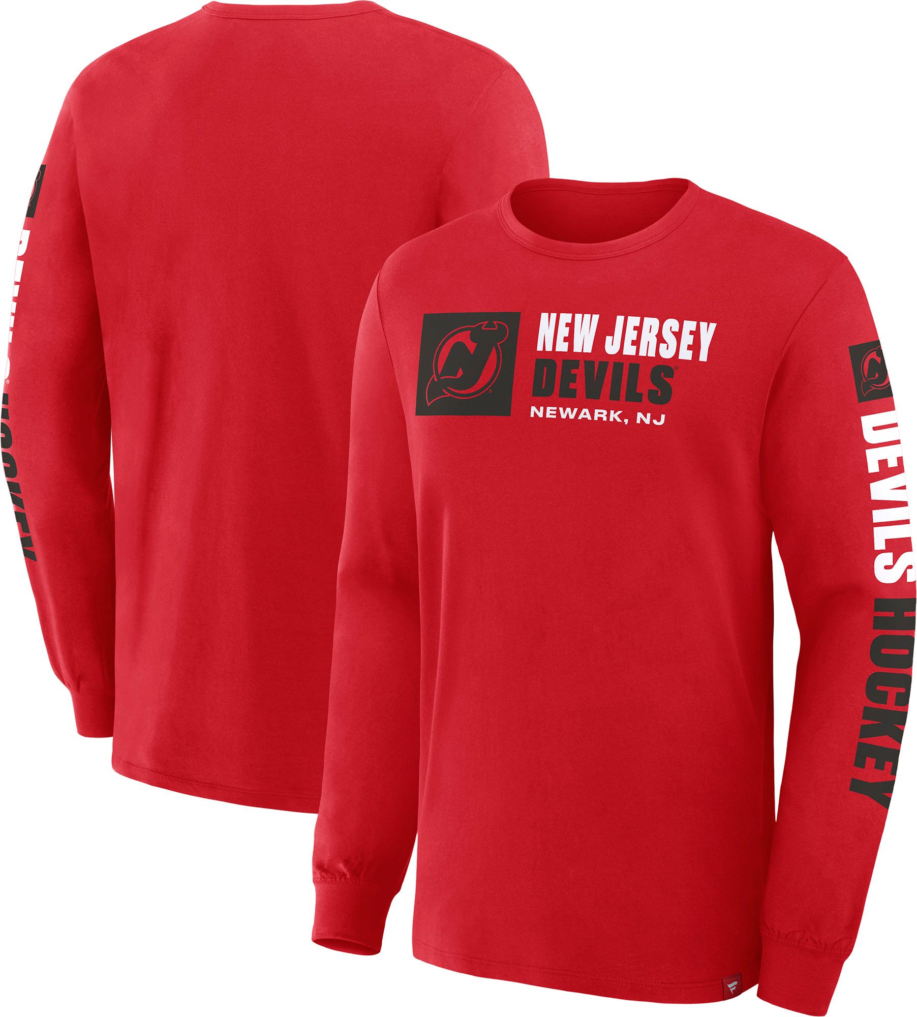 NHL Men's New Jersey Devils Red Legacy Long Sleeve T-Shirt product image