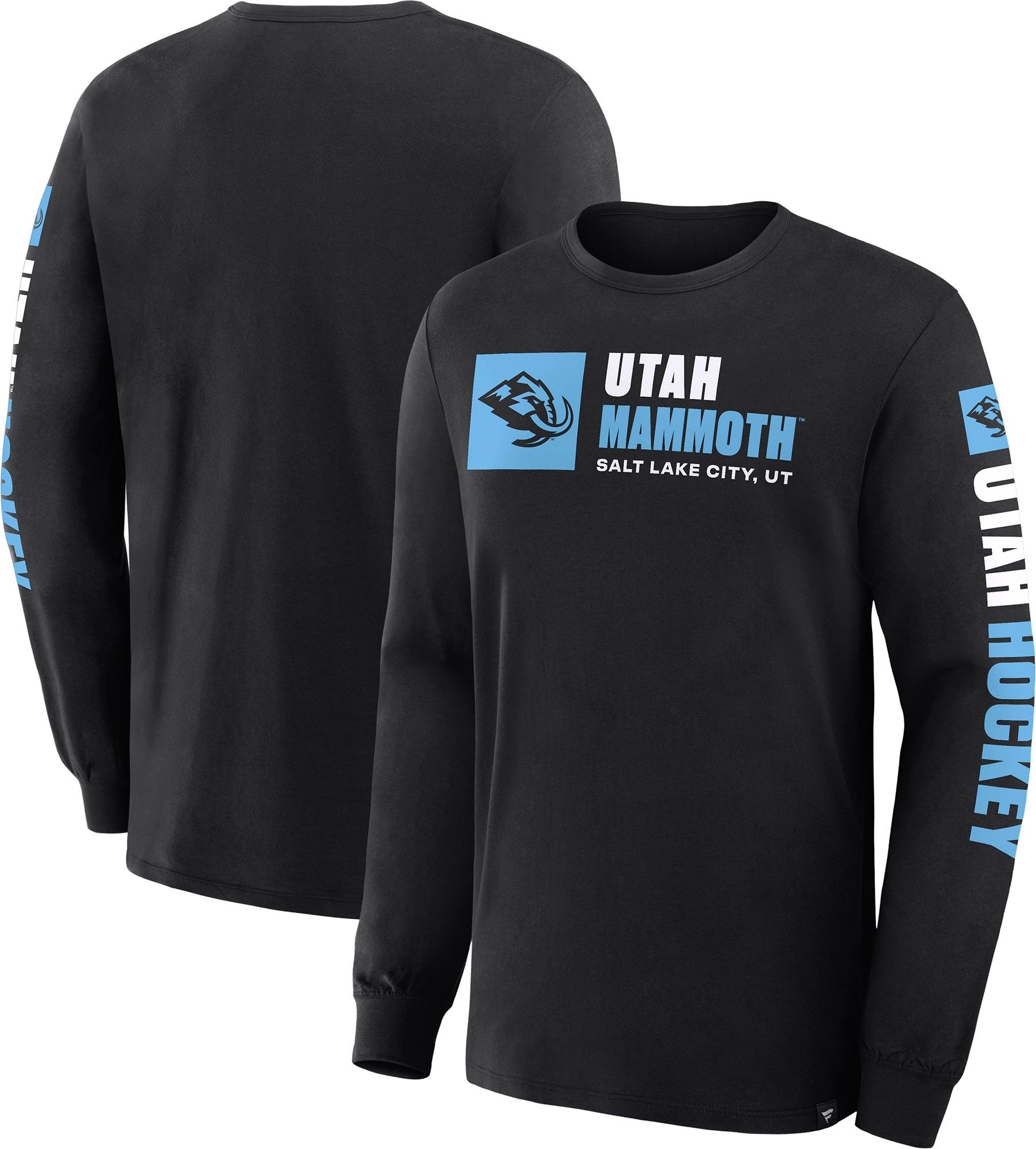 NHL Men's Utah Mammoth Black Legacy Long Sleeve T-Shirt product image
