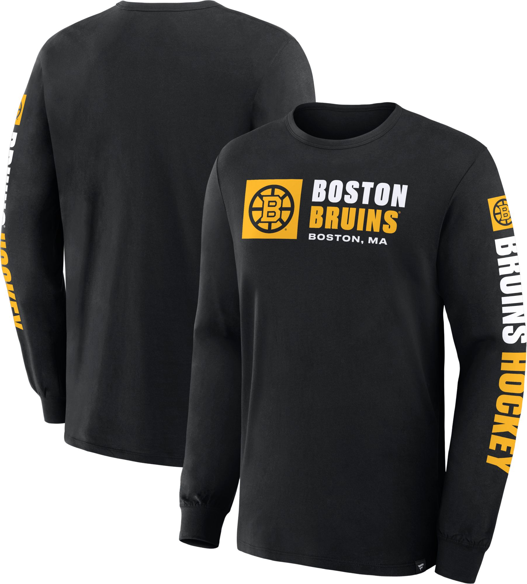 NHL Men's Boston Bruins Black Legacy Long Sleeve T-Shirt product image