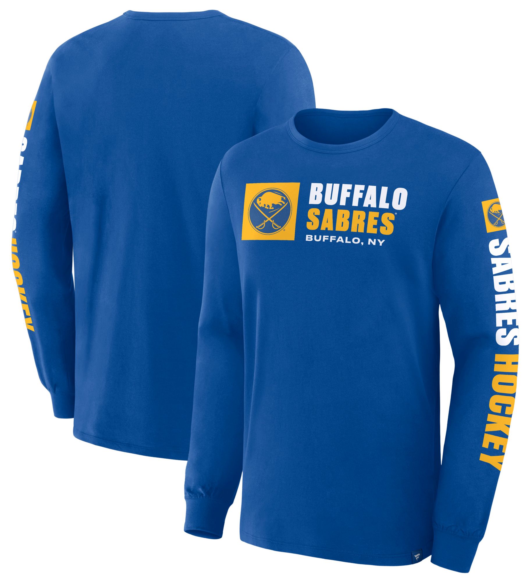 NHL Men's Buffalo Sabres Deep Royal Legacy Long Sleeve Shirt product image