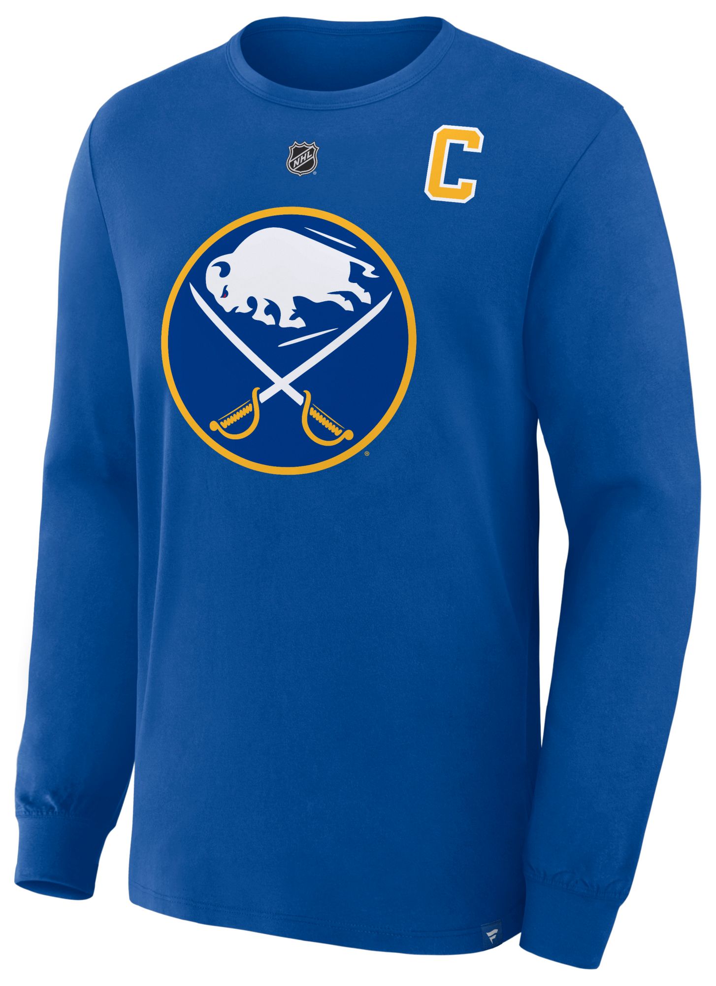 NHL Men's Buffalo Sabres Deep Royal Rasmus Dahlin #23 Long Sleeve Shirt product image