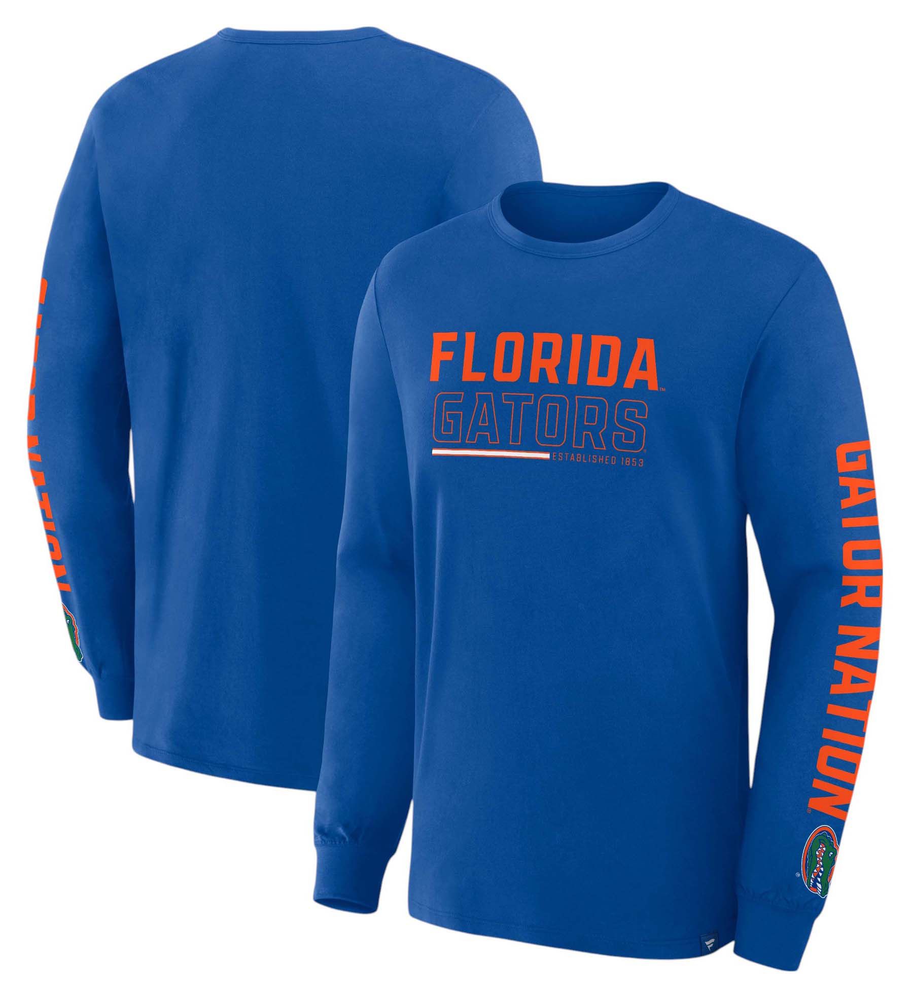 NCAA Men's Florida Gators Deep Royal Legacy Cotton Long Sleeve T-Shirt product image
