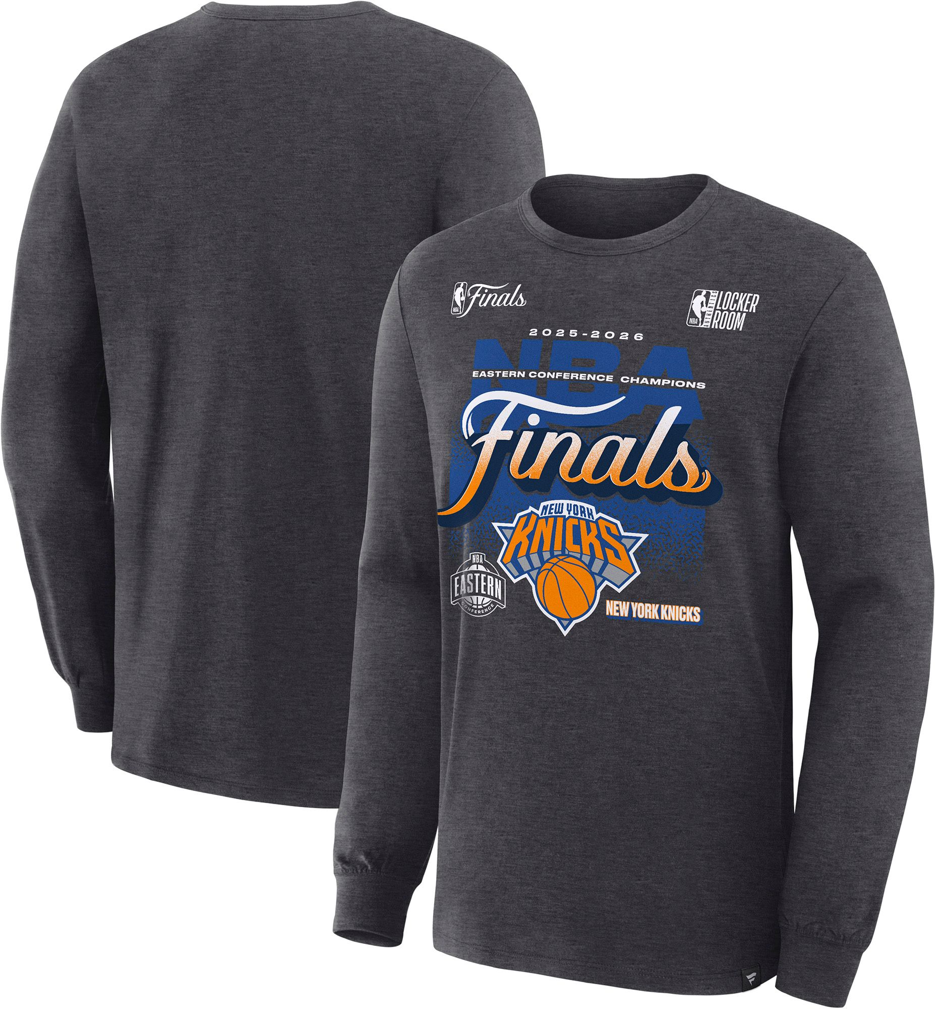 NBA Adult 2026 Eastern Conference Champions New York Knicks Locker Room Long Sleeve Shirt product image