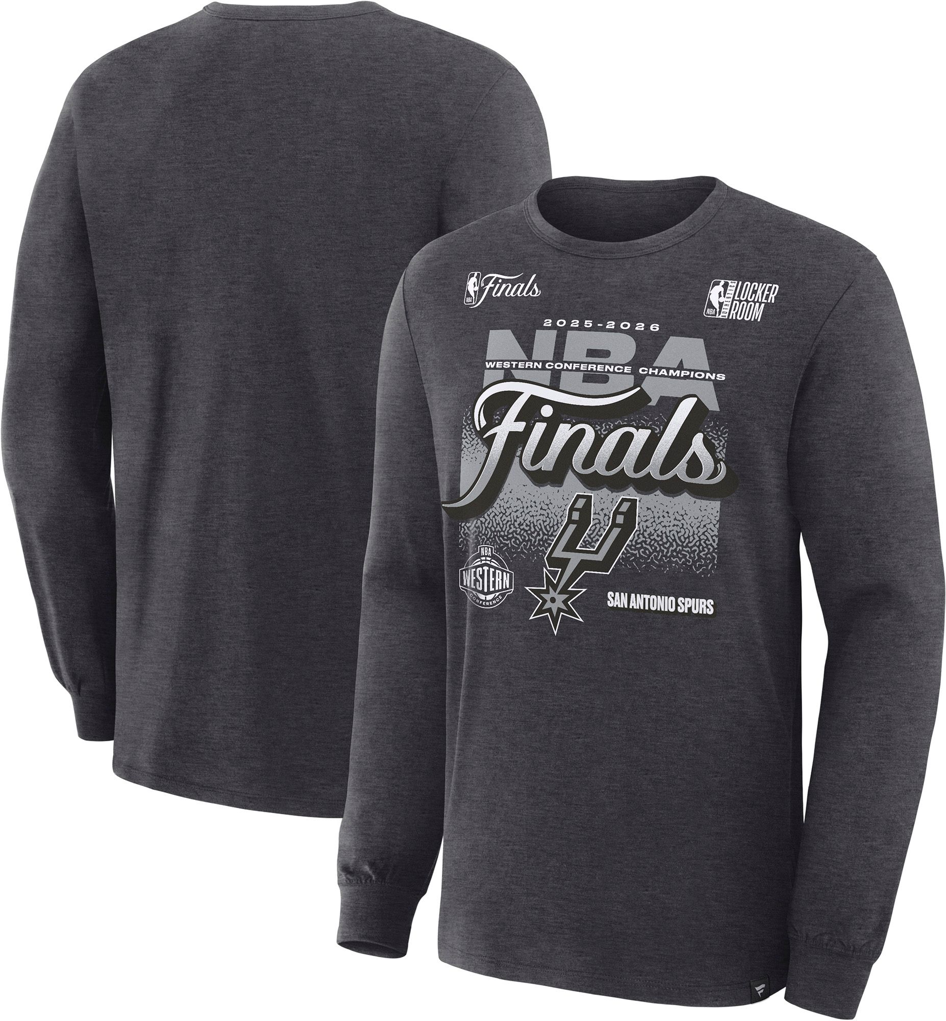 NBA Adult 2026 Western Conference Champions San Antonio Spurs Locker Room Long Sleeve Shirt product image