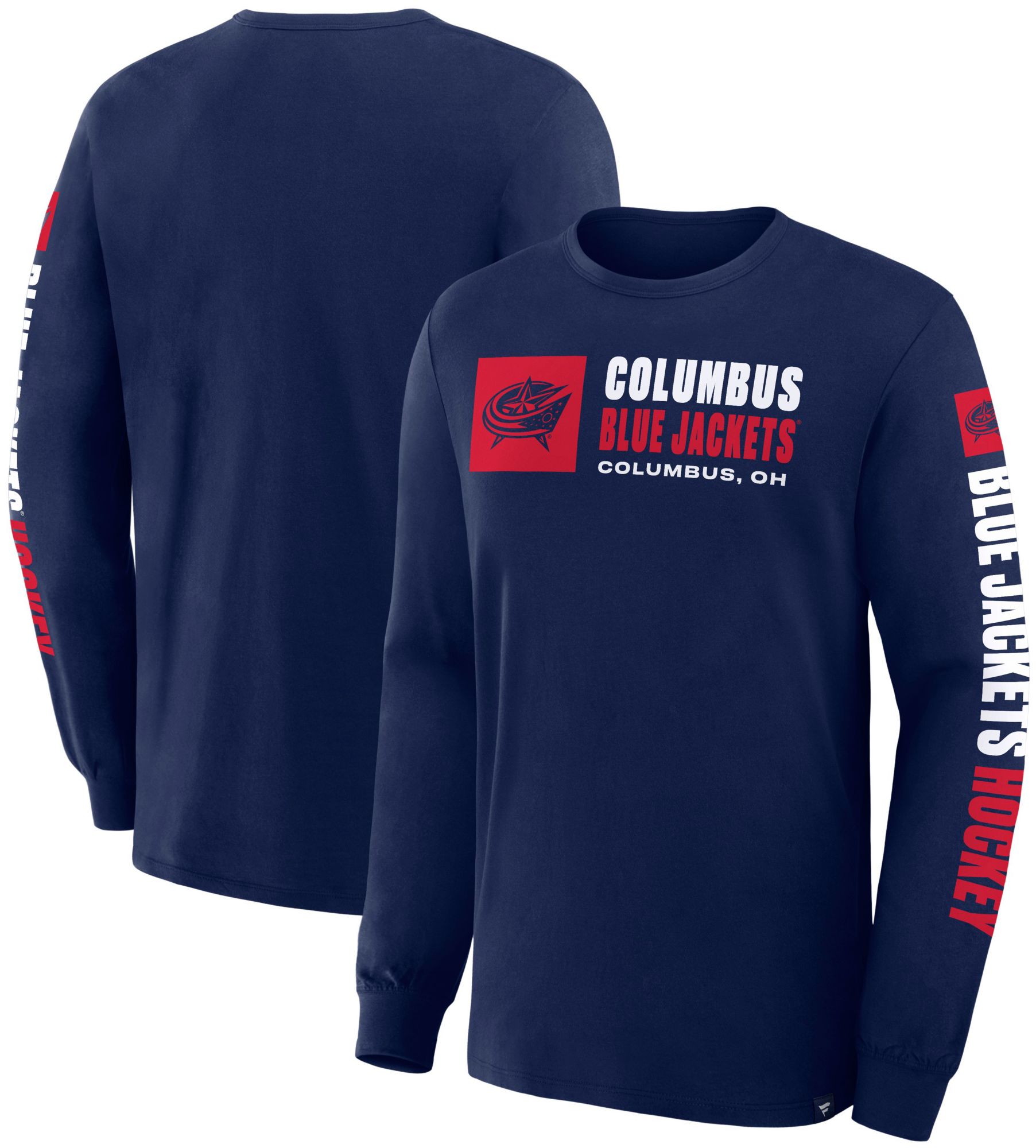 NHL Men's Columbus Blue Jackets Navy Legacy Long Sleeve T-Shirt product image
