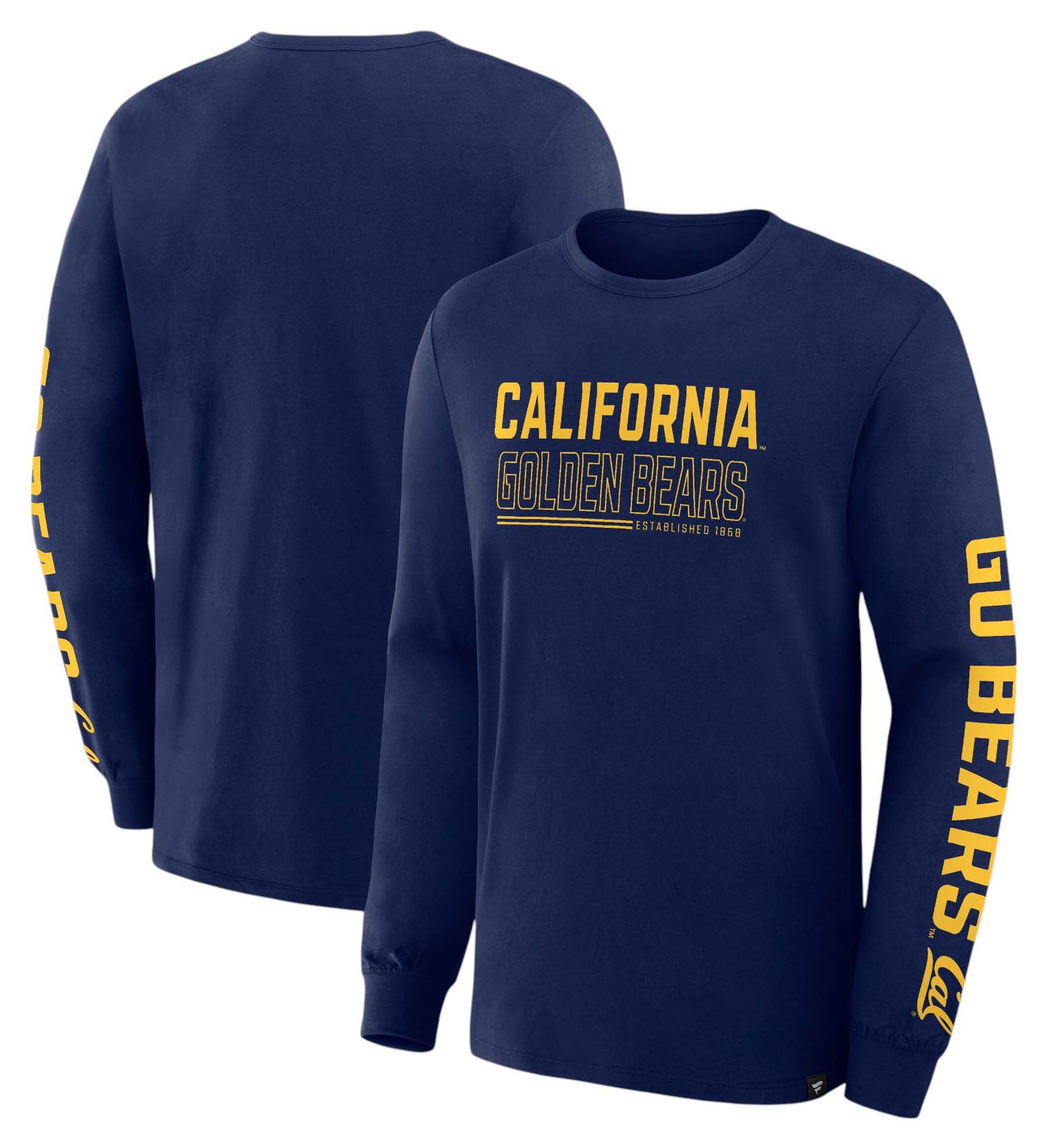 NCAA Men's Cal Golden Bears Athletic Navy Legacy Cotton Long Sleeve T-Shirt product image