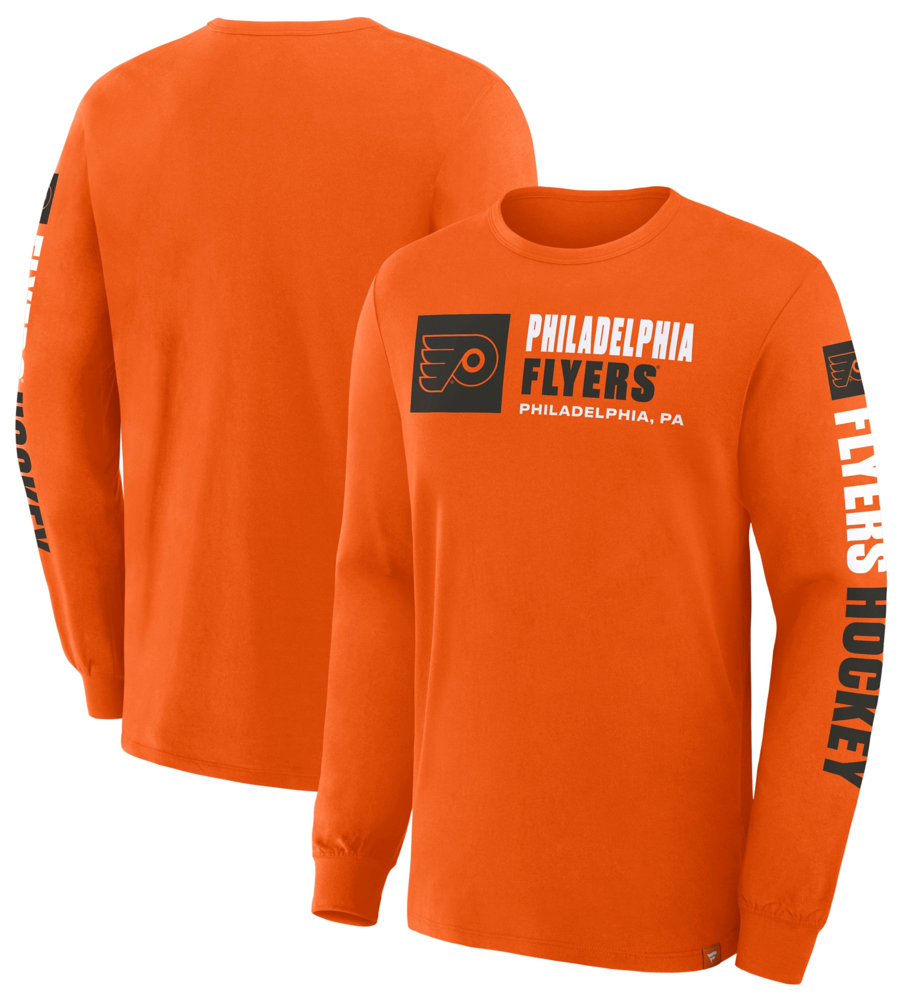 NHL Men's Philadelphia Flyers Orange Legacy Long Sleeve T-Shirt product image