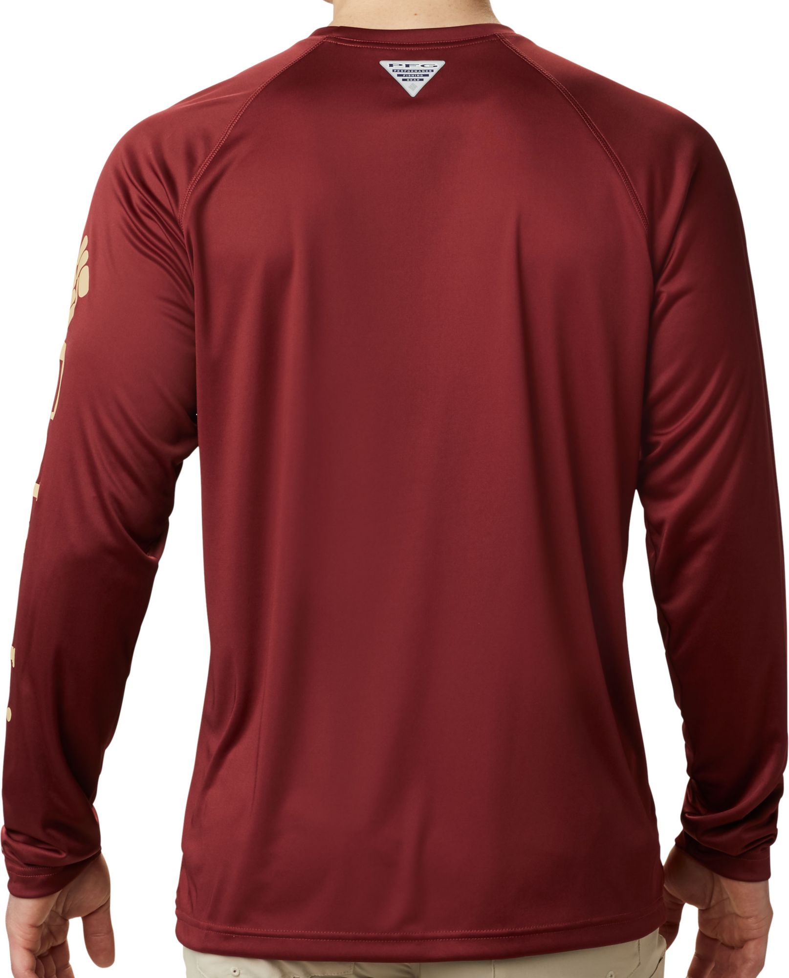 Columbia Men's Florida State Seminoles Garnet Terminal Tackle Long Sleeve T-Shirt product image