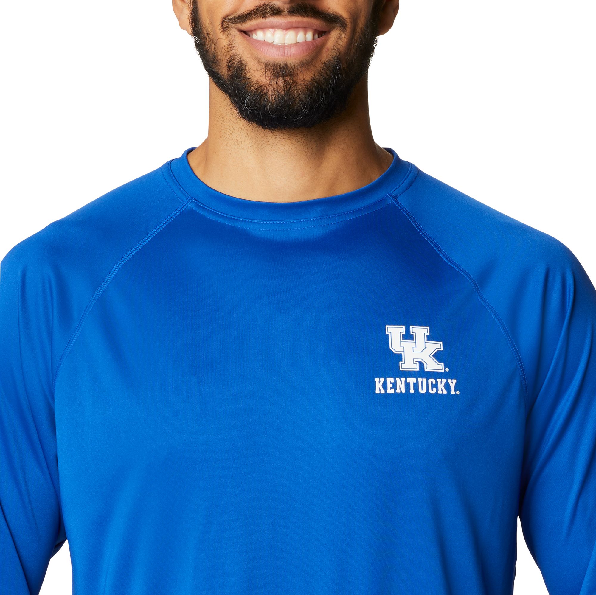Columbia Men's Kentucky Wildcats Blue Terminal Tackle Long Sleeve T-Shirt product image