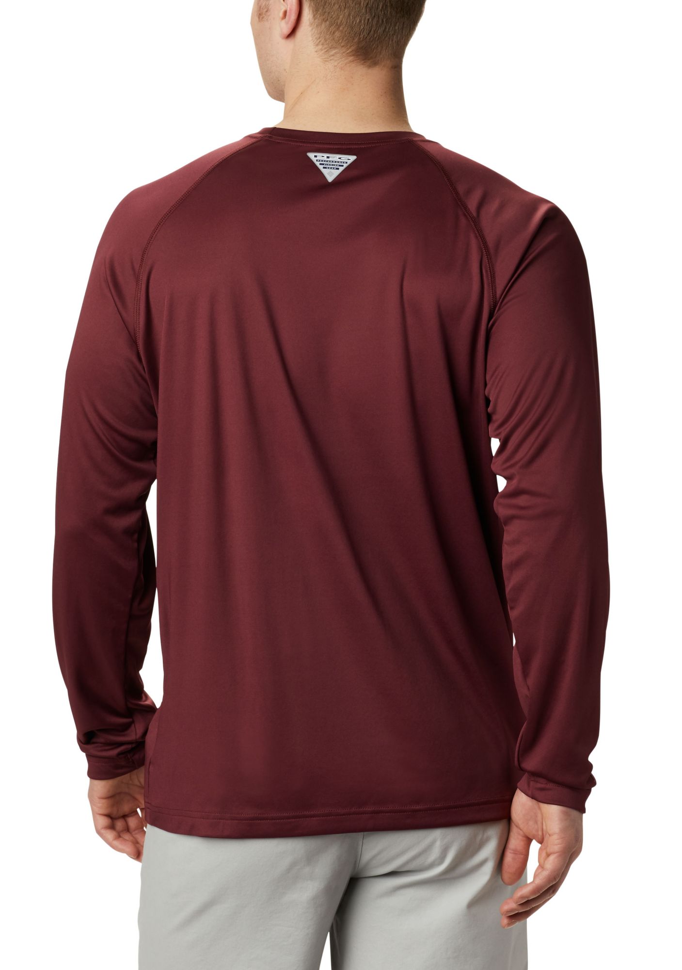 Columbia Men's Virginia Tech Hokies Maroon Terminal Tackle Long Sleeve T-Shirt product image