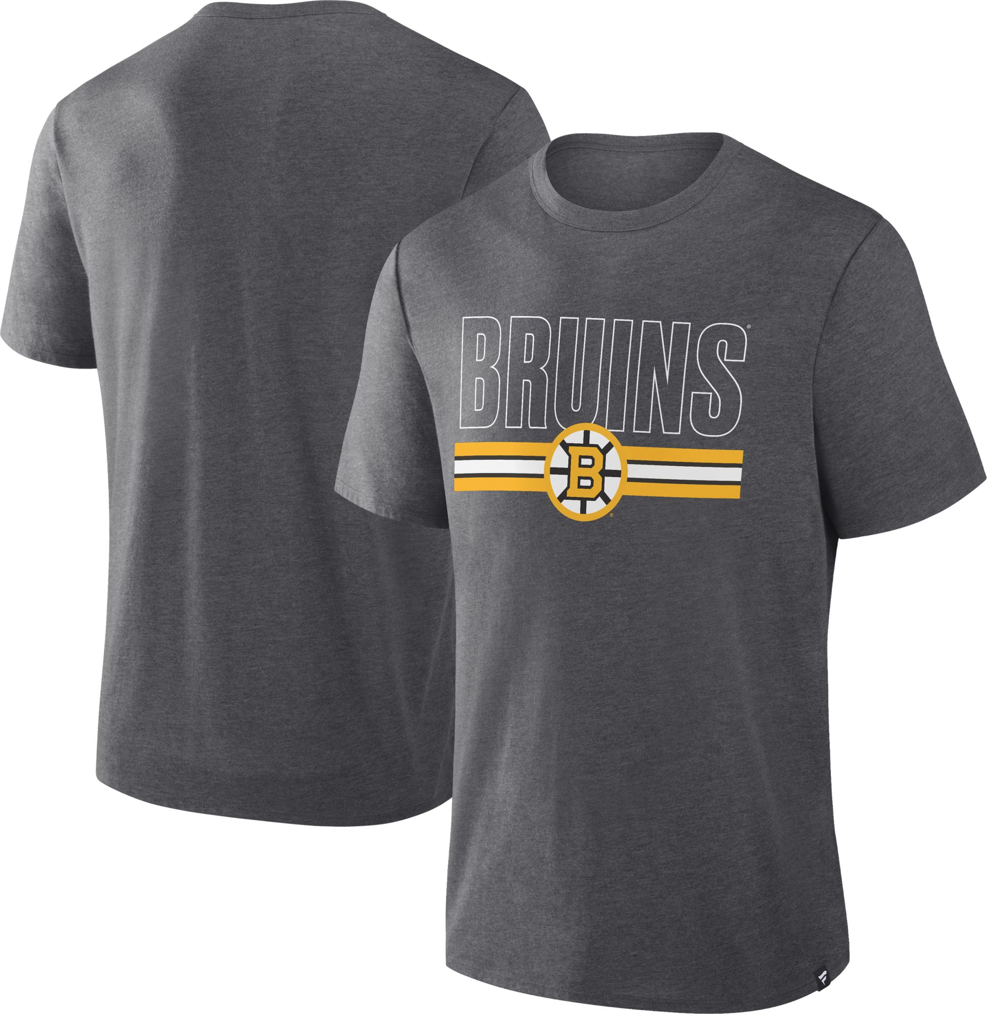 NHL Men's Boston Bruins Grey Tri-Blend T-Shirt product image