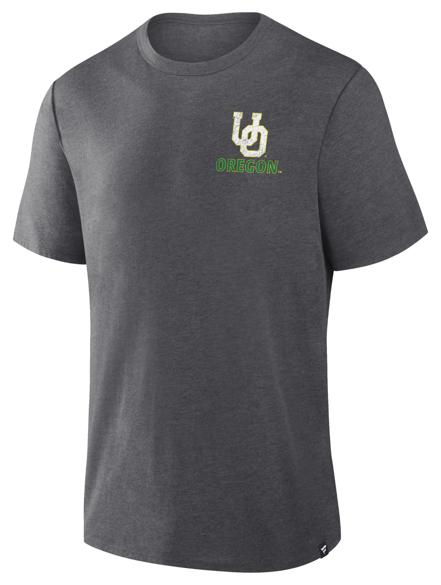 NCAA Men's Oregon Ducks Charcoal Heather Triblend State T-Shirt product image