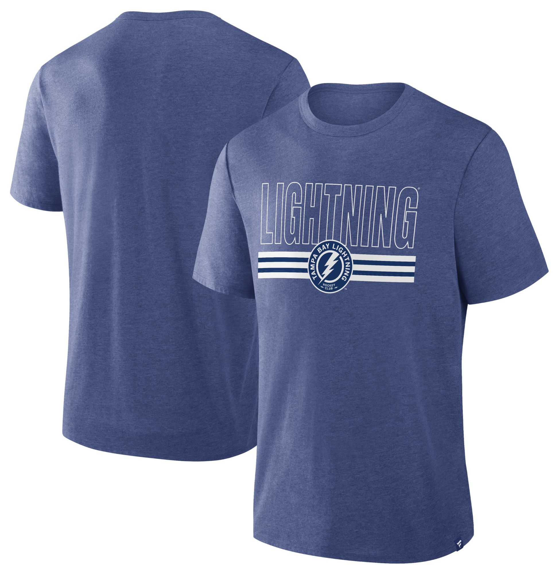 NHL Men's Tampa Bay Lightning Blue Triblend Short Sleeve T-Shirt product image