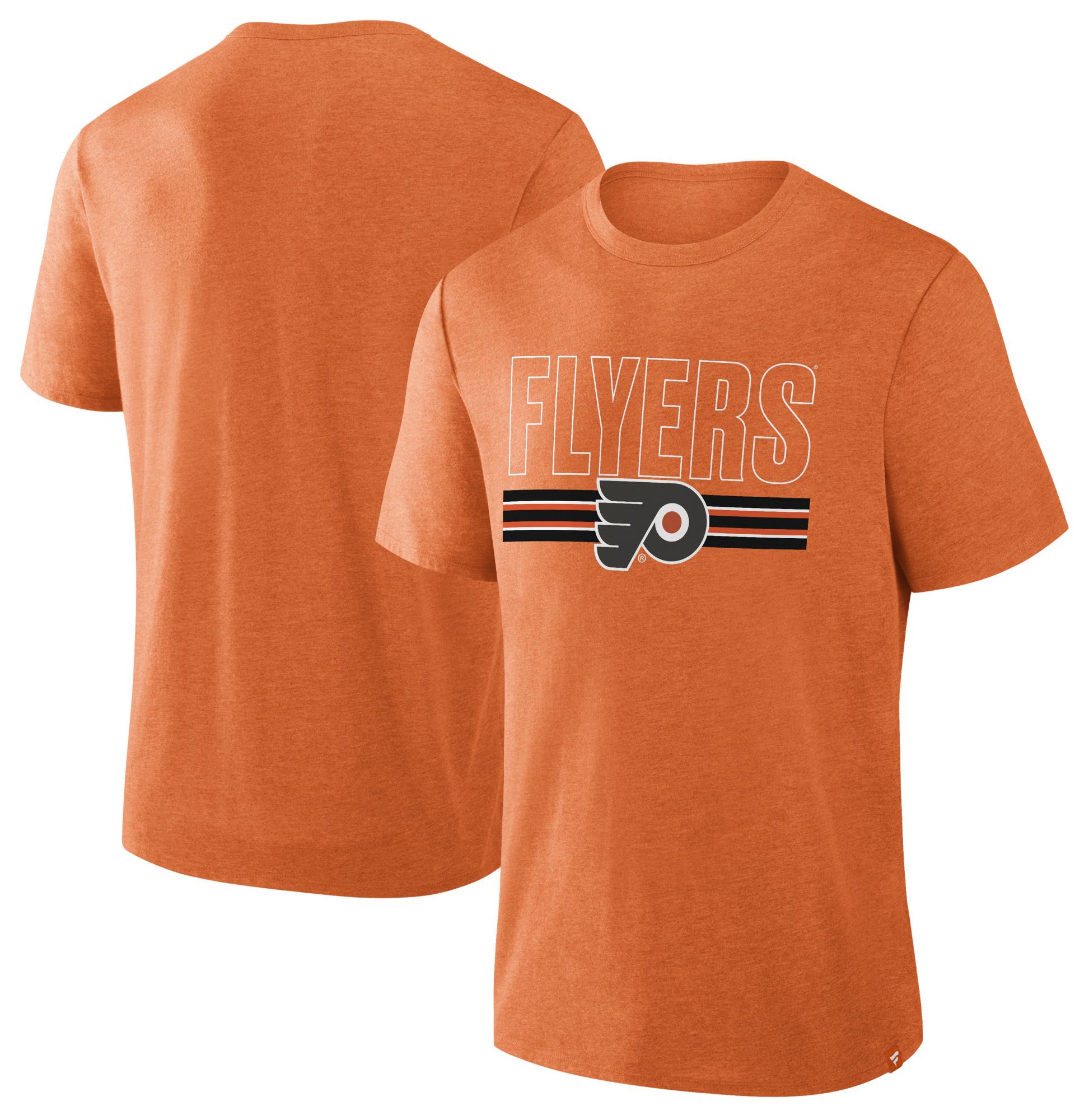 NHL Men's Philadelphia Flyers Orange Triblend Short Sleeve T-Shirt product image