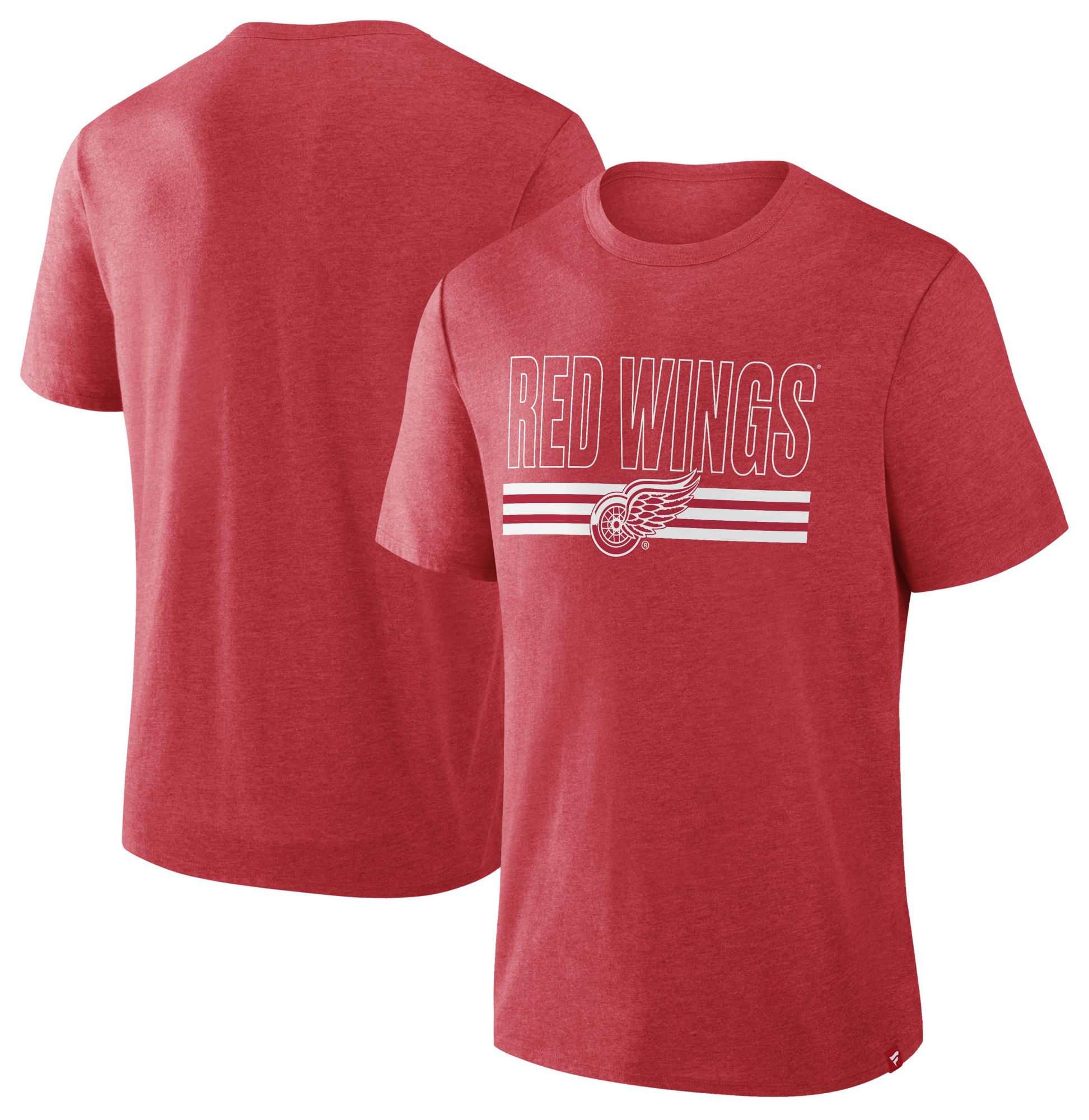 NHL Men's Detroit Red Wings Red Triblend Short Sleeve T-Shirt product image