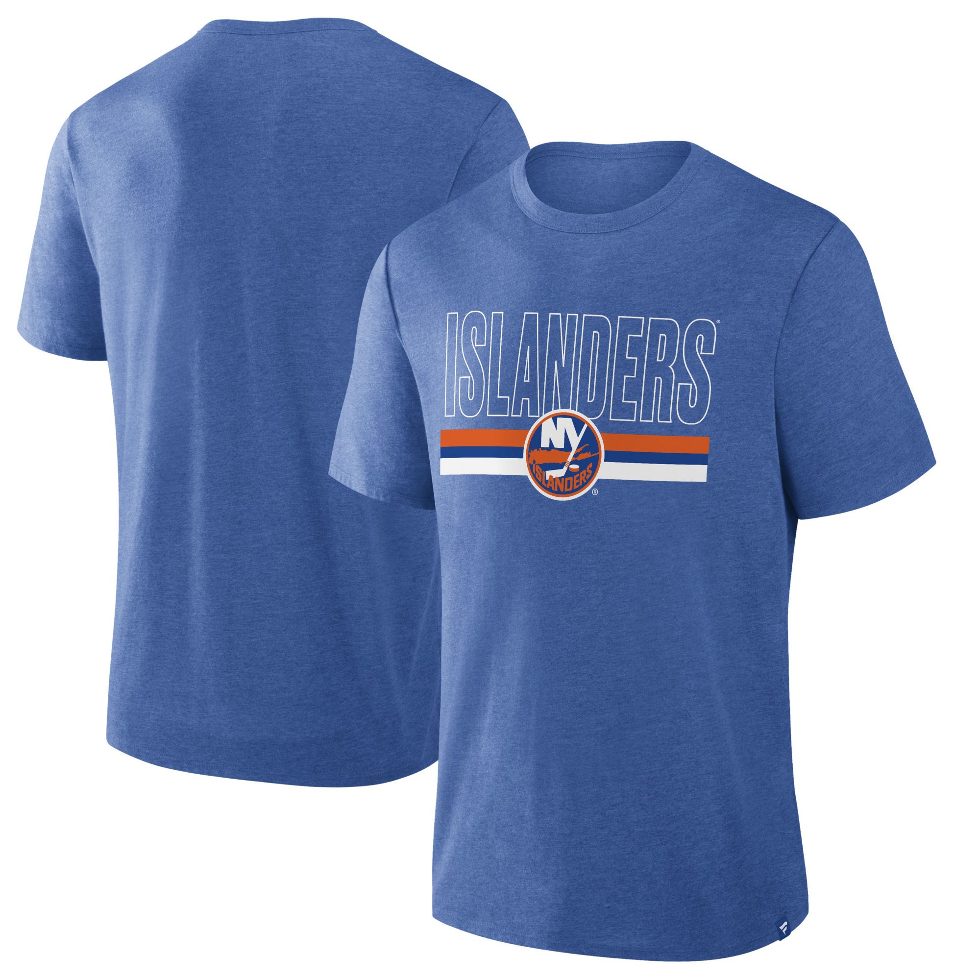 NHL Men's New York Islanders Blue Triblend Short Sleeve T-Shirt product image