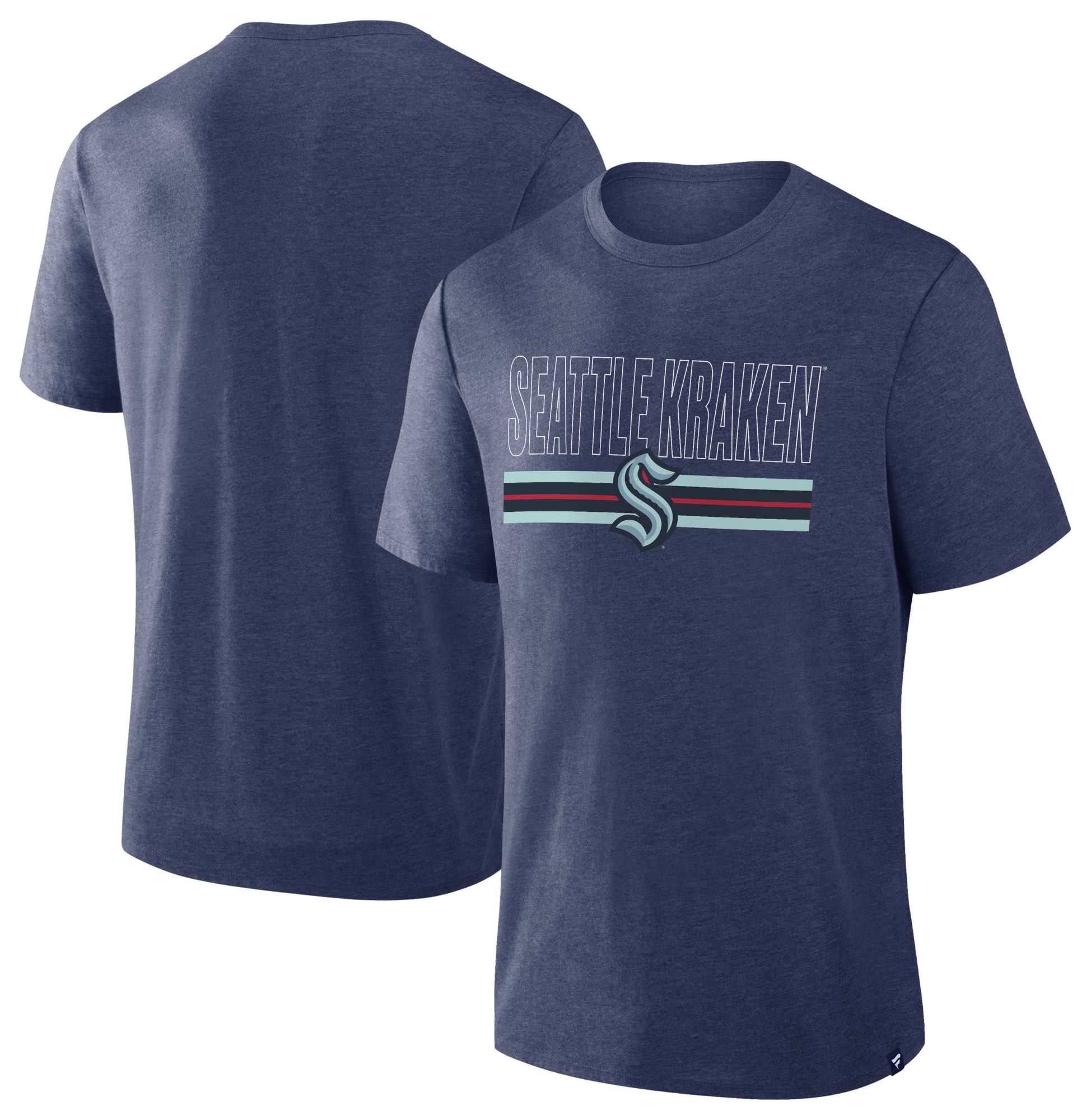 NHL Men's Seattle Kraken Navy Triblend Short Sleeve T-Shirt product image