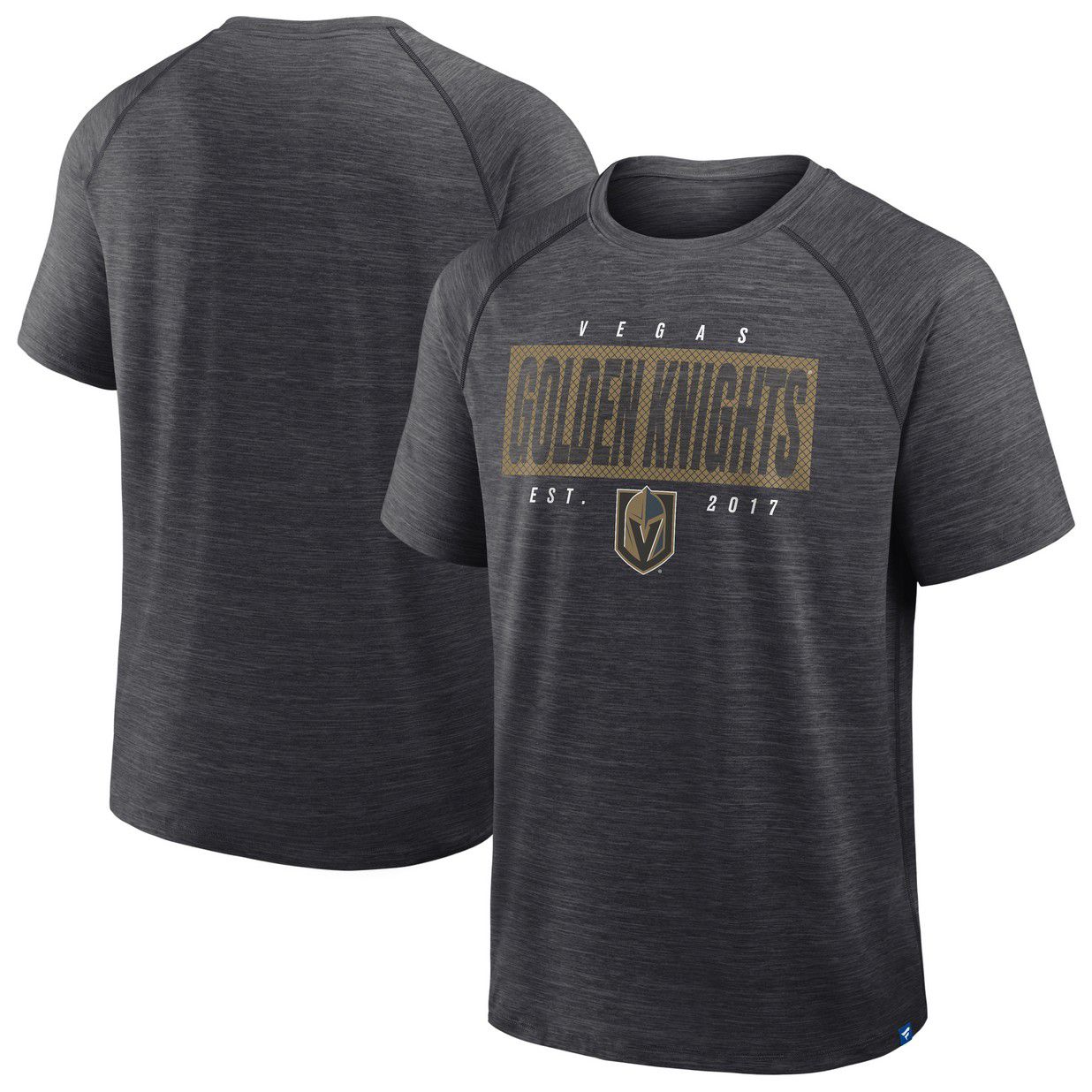 NHL Men's Las Vegas Knights Grey Clutch Poly Short Sleeve T-Shirt product image