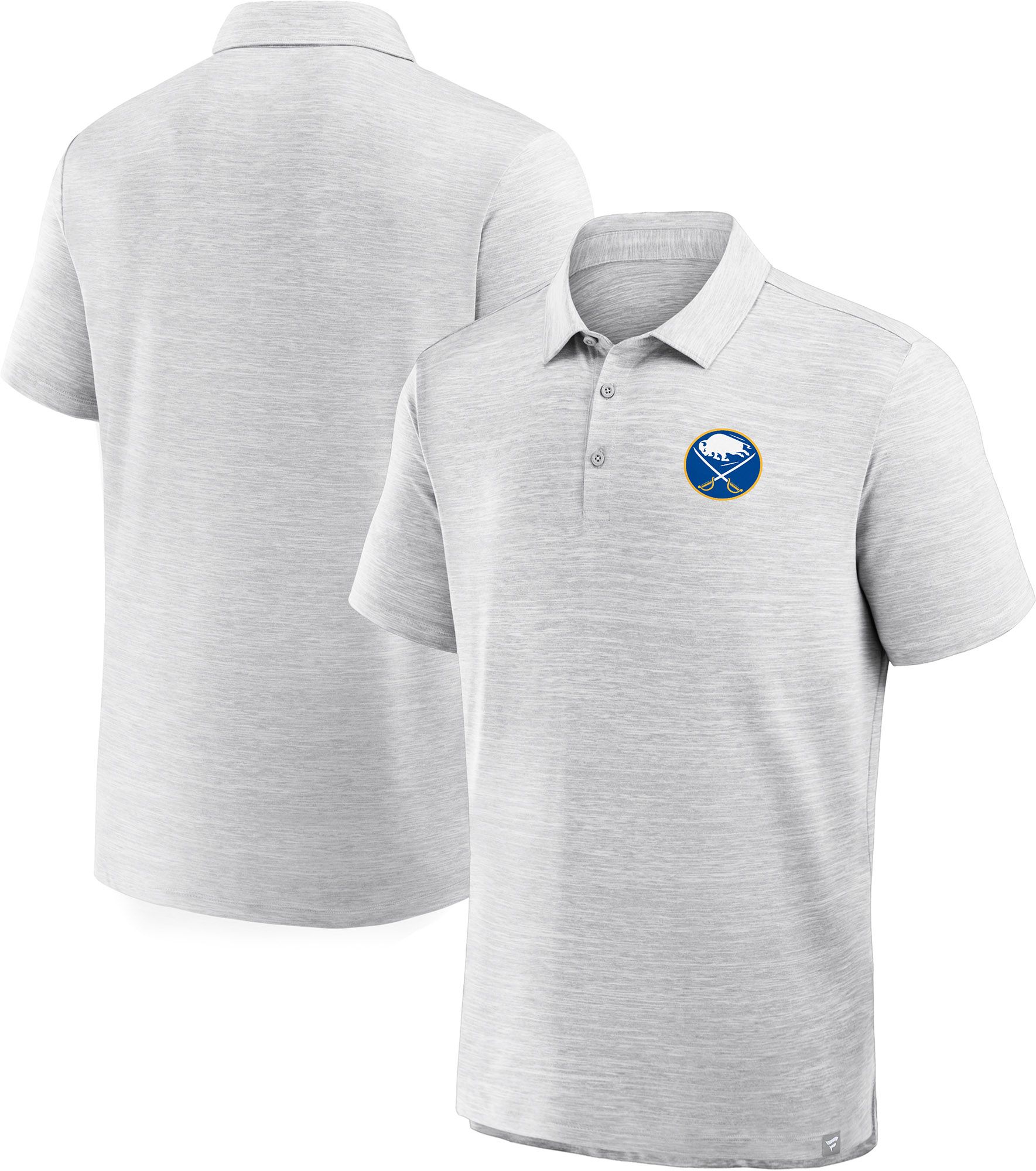 NHL Men's Colorado Avalanche Grey Prime Logo Polo product image