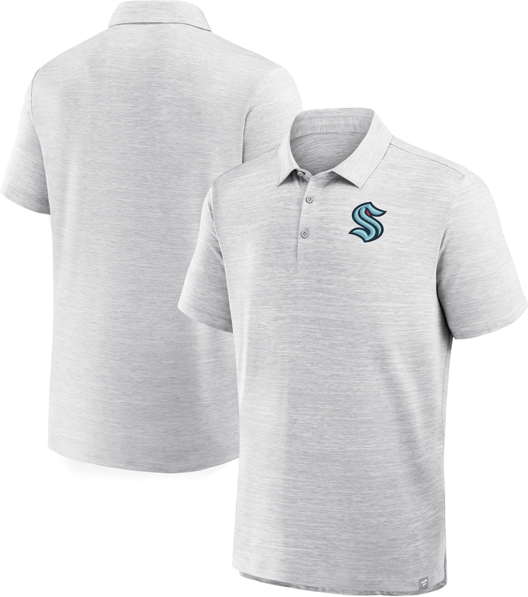 NHL Men's Seattle Kraken Grey Prime Logo Polo product image