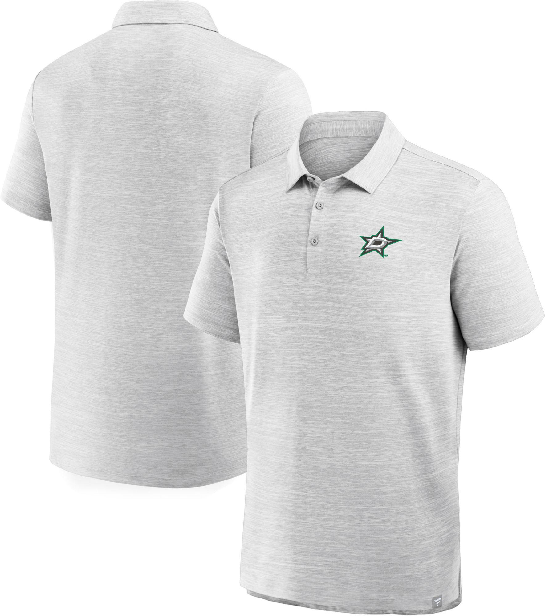 NHL Men's Dallas Stars Grey Prime Logo Polo product image