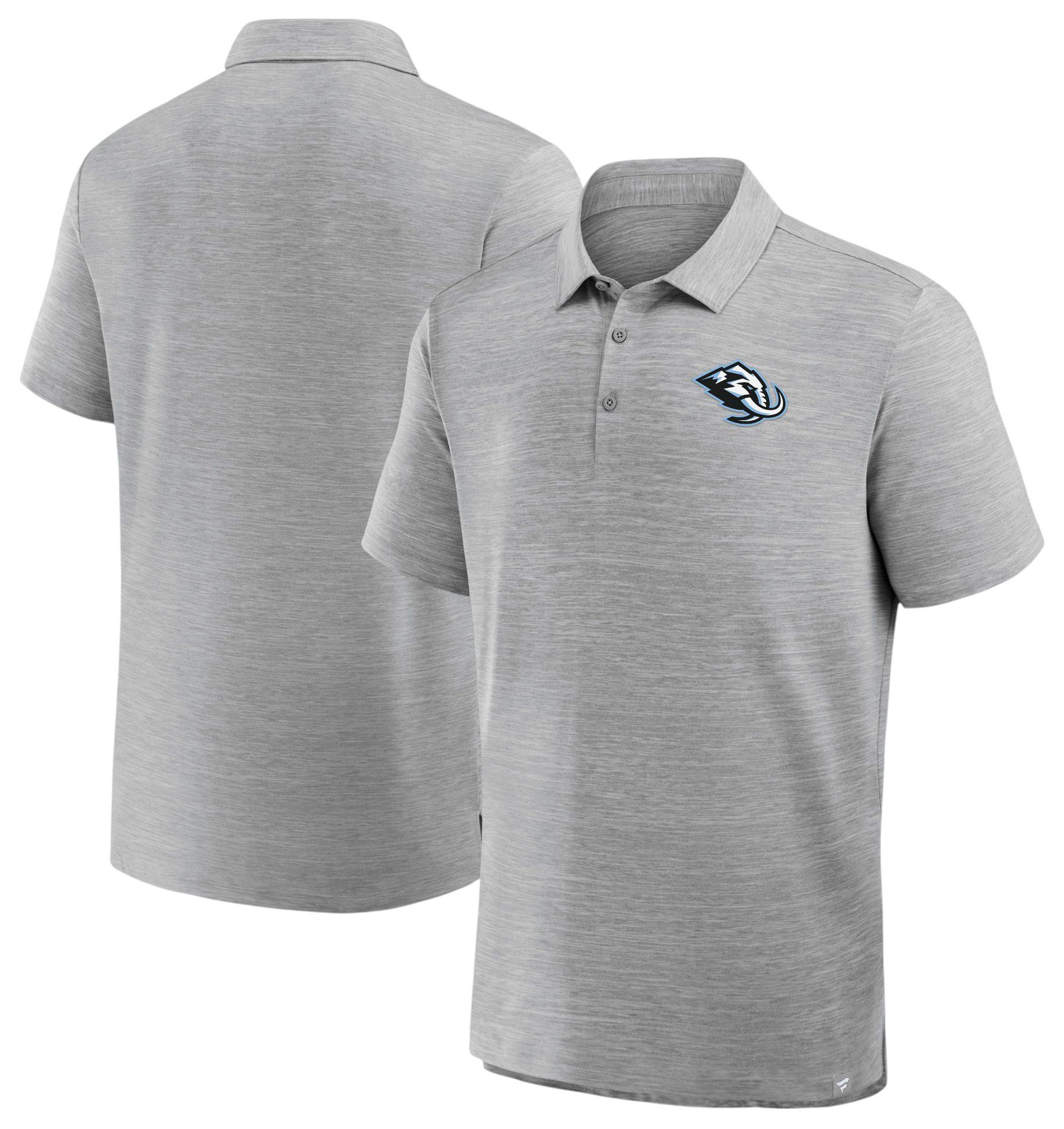NHL Men's Utah Mammoths Grey Prime Logo Polo product image