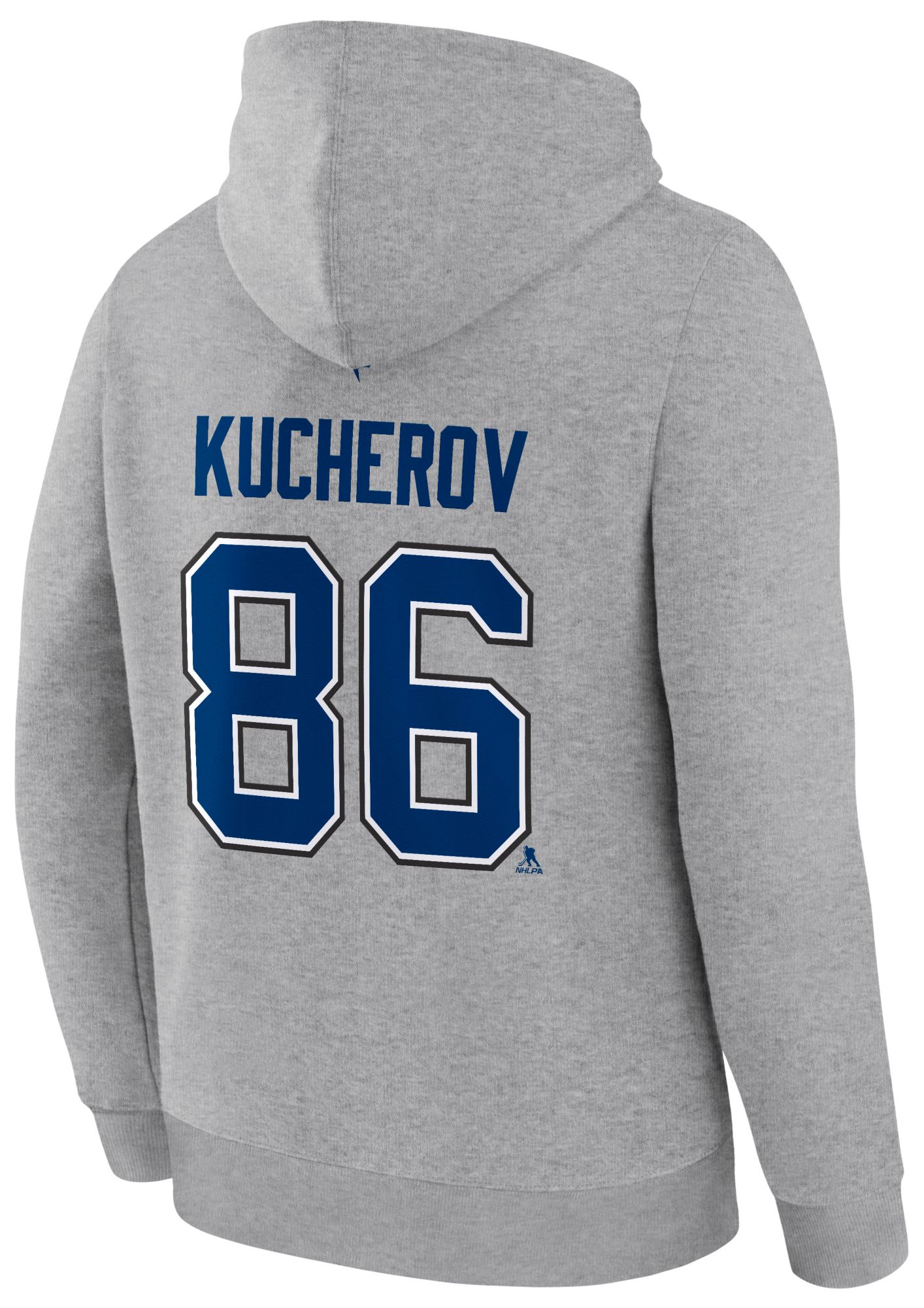 NHL Men's Tampa Bay Lightning Nikita Kucherov #86 Grey Hoodie product image